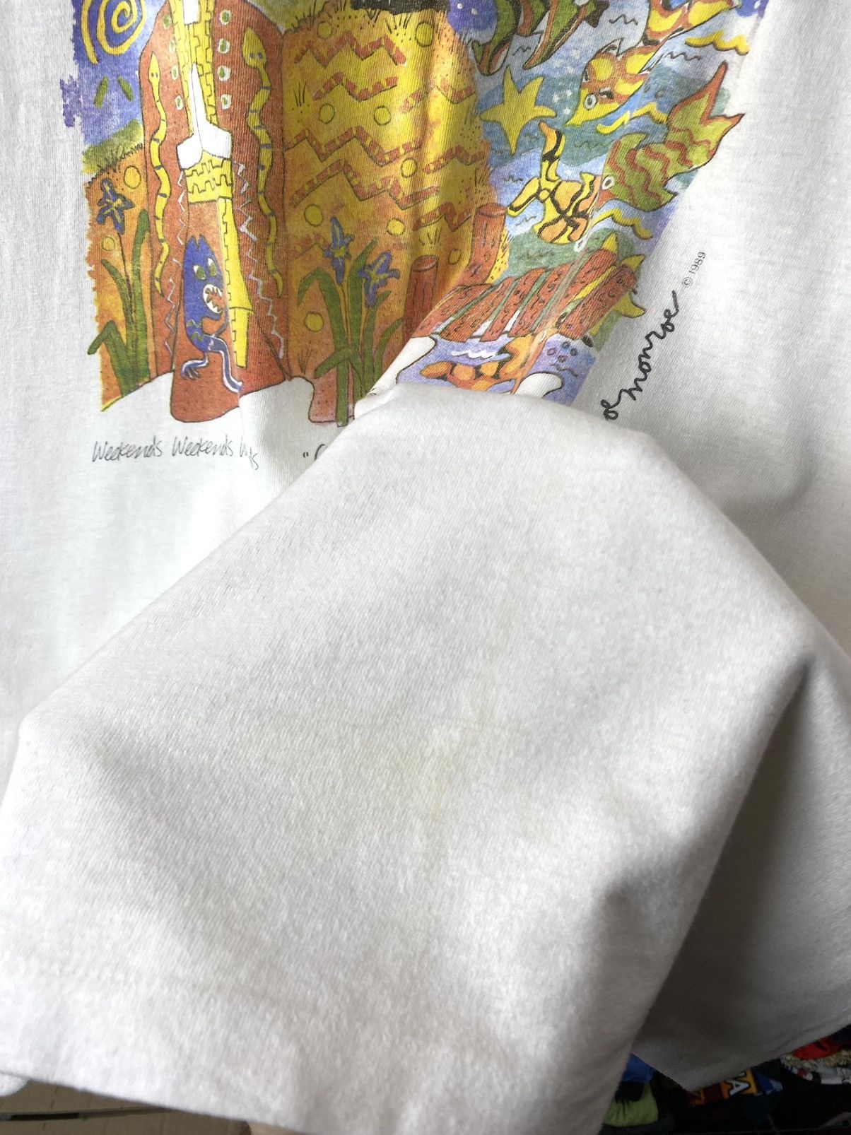 Vintage 💥Rare! 1989 Vintage Art China Day T Shirt USA Made Size US XL / EU 56 / 4 - 10 Thumbnail