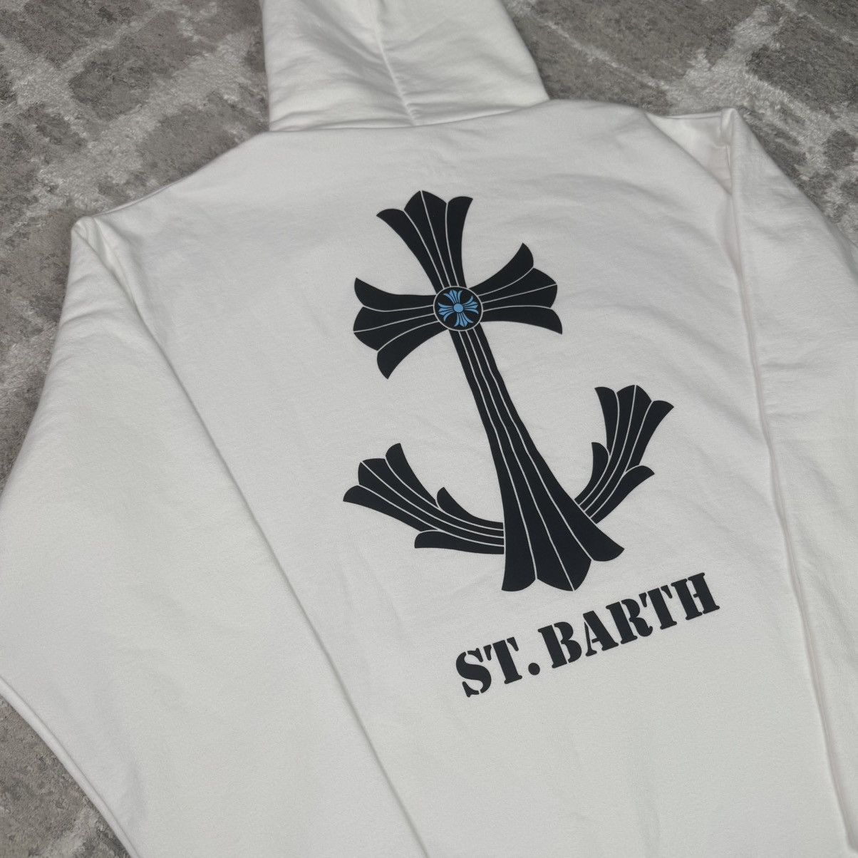 Chrome Hearts St barths cross pullover hoodie Size US L / EU 52-54 / 3 - 4 Thumbnail