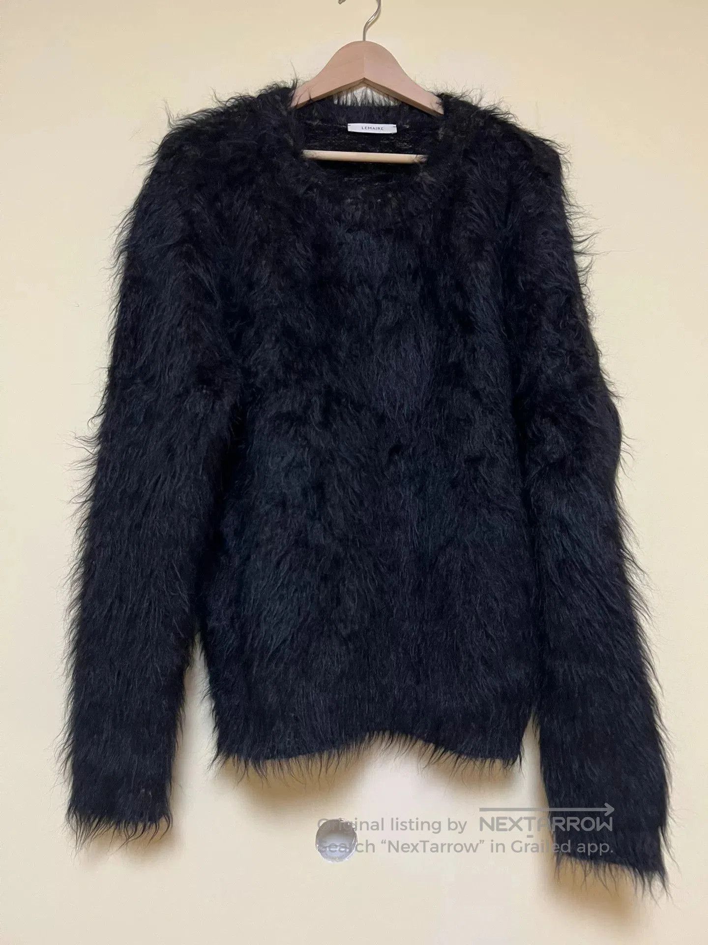 Lemaire Lemaire Black Mohair Sweater Pullover. Size US M / EU 48-50 / 2 - 2 Thumbnail