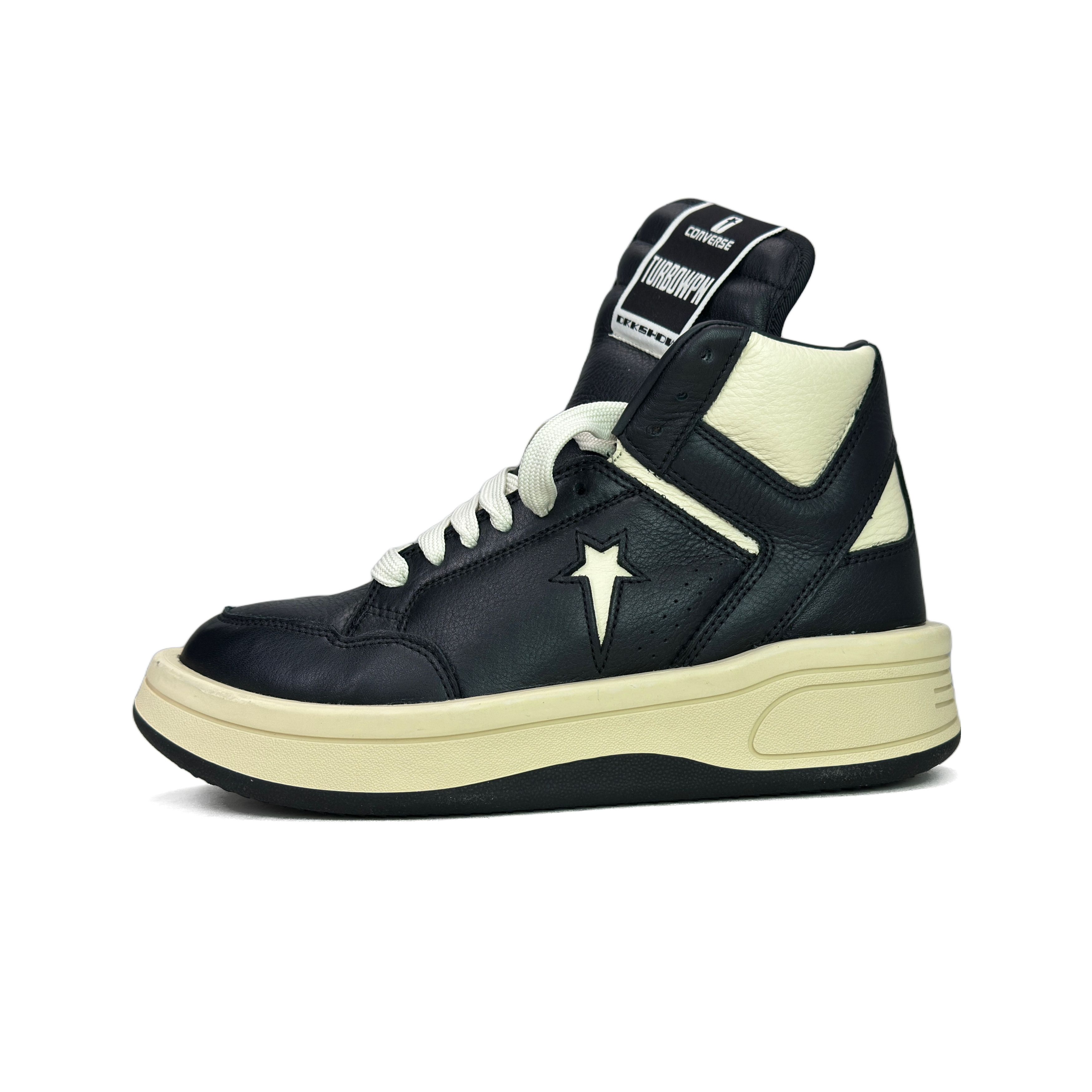 Converse × Rick Owens Converse x Rick Owens DRKSHDW Turbowpn Hi-Top Sneakers US 8 Size US 8 / EU 41 - 1 Thumbnail