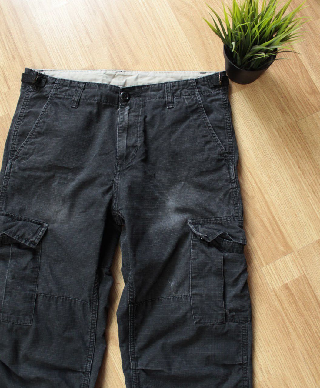 Carhartt 🔥 CARHARTT WIP Cargo Distressed Pants Y2K Thrashed Aviator Size US 32 / EU 48 - 5 Thumbnail