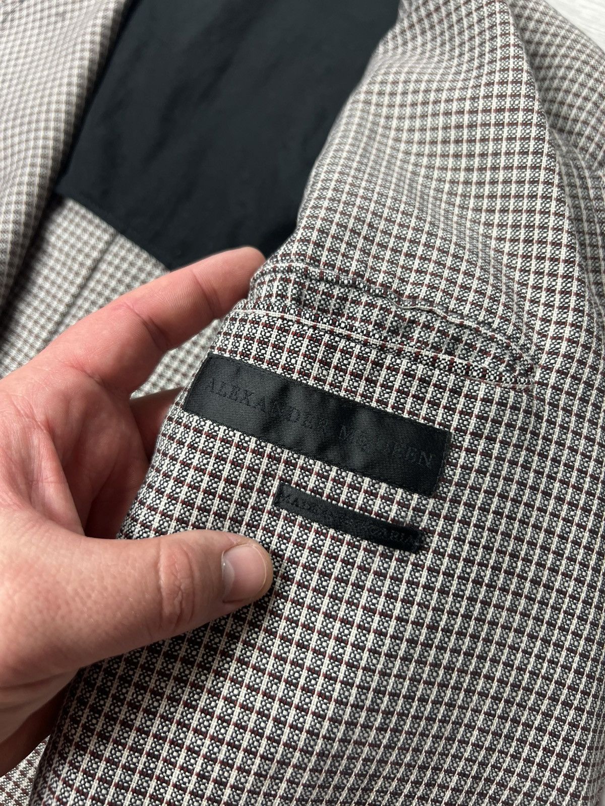 Alexander McQueen Alexander McQueen Silk Blazer Jacket Check Pattern Size 52 Size 42R - 11 Thumbnail