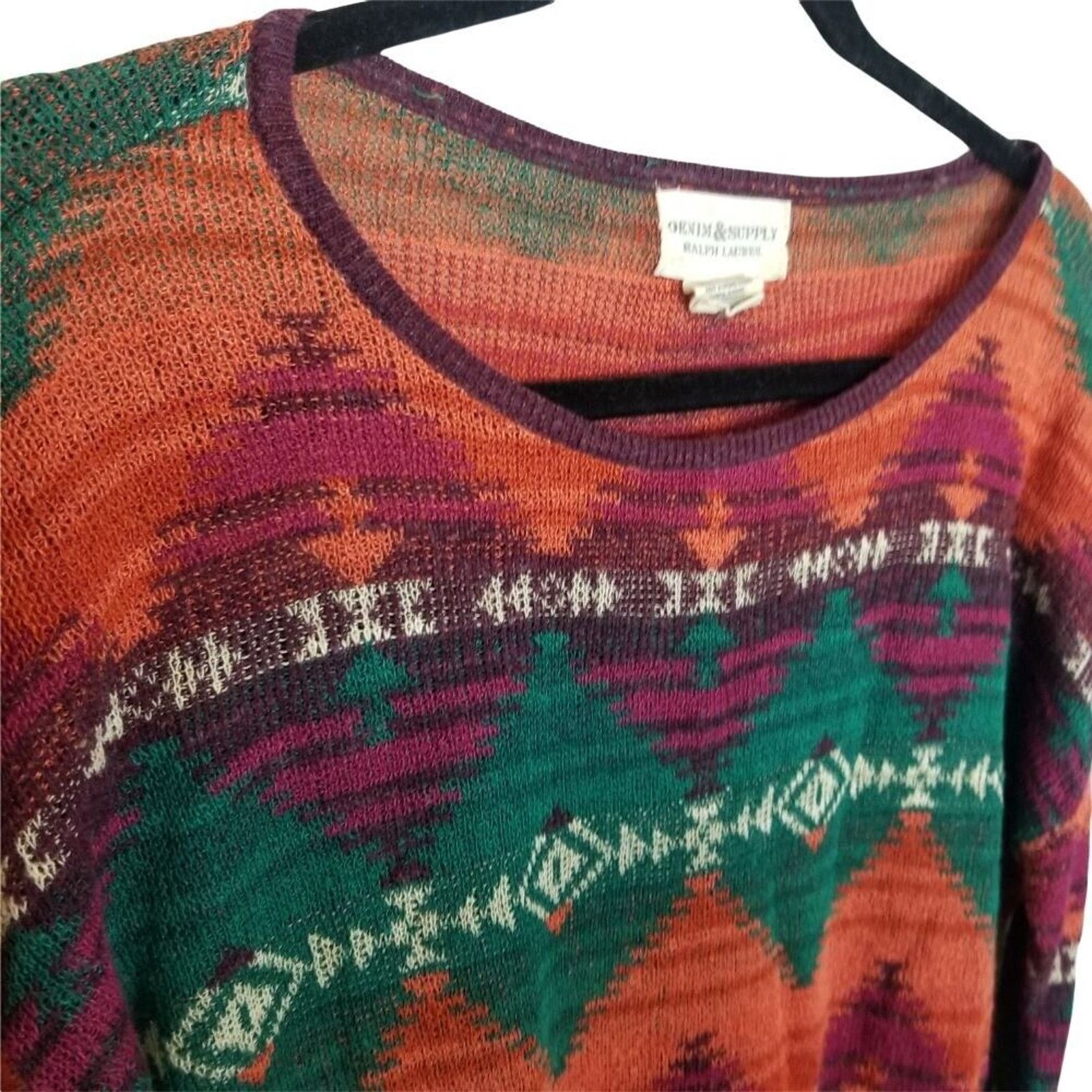 Denim & Supply Ralph Lauren Denim & Supply Ralph Lauren Aztec Sweater S Southwestern Size S / US 4 / IT 40 - 7 Thumbnail
