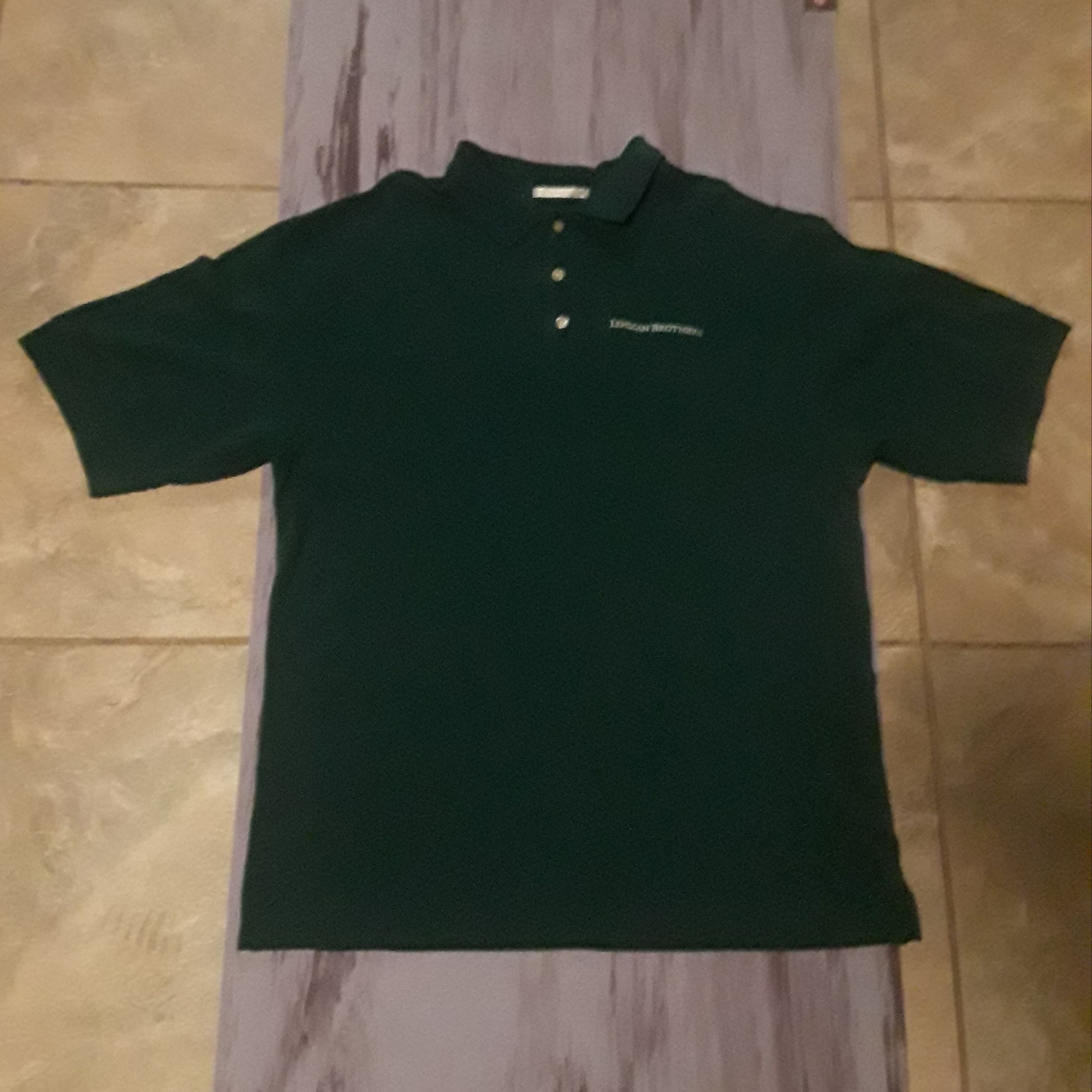 Cutter & Buck Lehman Brothers Logo Polo Shirt - Banking Financial Crisis Size US XL / EU 56 / 4 - 1 Thumbnail