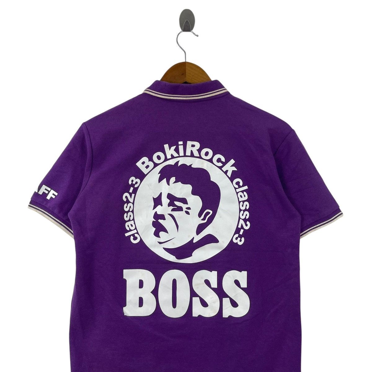 Vintage Vintage Boki Rock Boss Staff Polo Tee Shirt Size US M / EU 48-50 / 2 - 2 Thumbnail