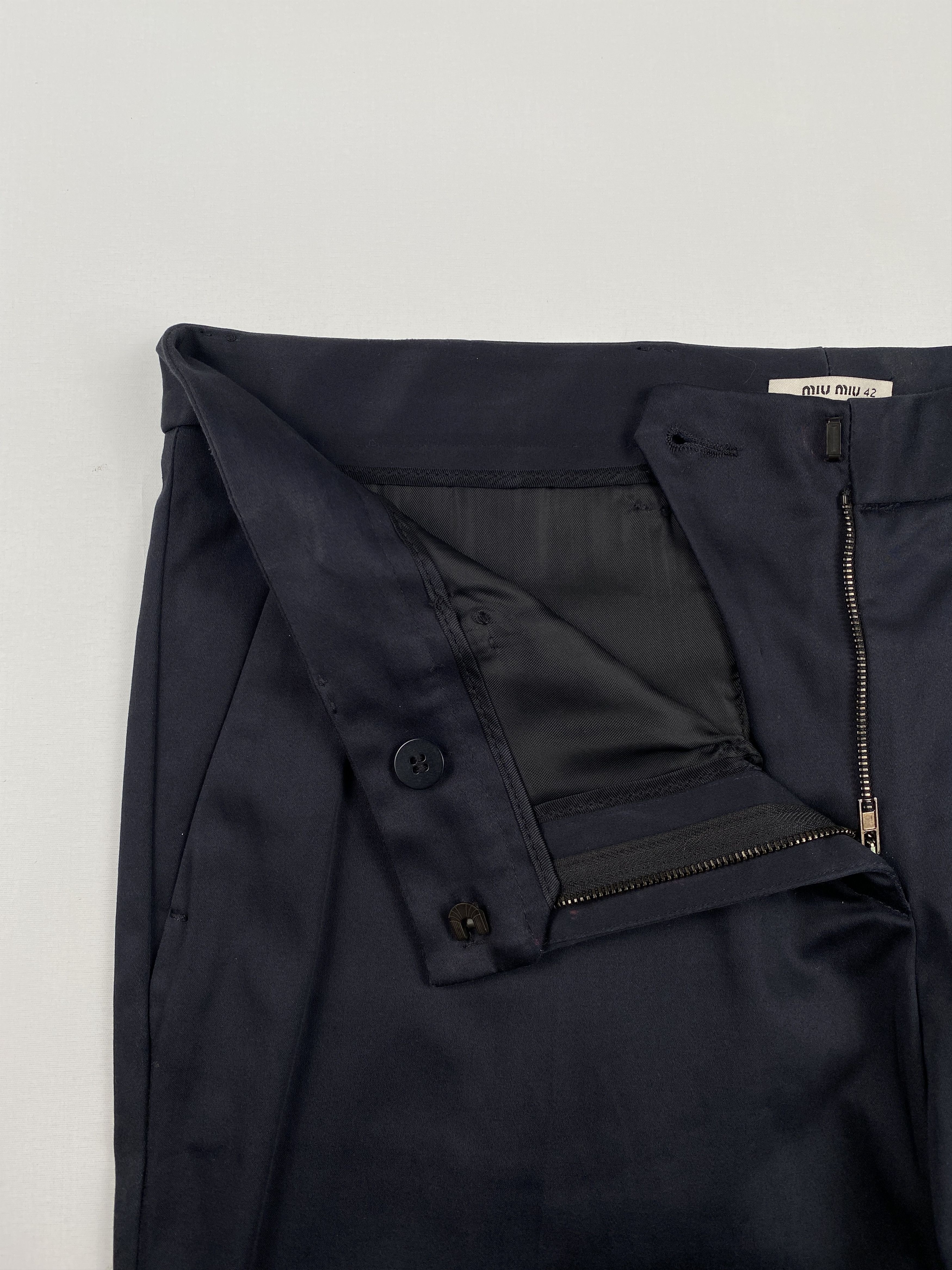 Miu Miu 2010 Straight Leg Trousers Size 28" / US 6 / IT 42 - 7 Thumbnail