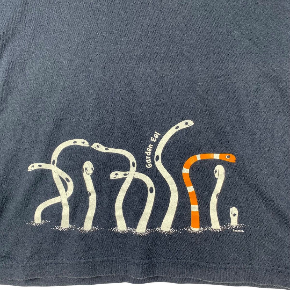 Vintage Vintage REDBROS GARDEN EEL Artwork Illustration Tee Shirt Size US S / EU 44-46 / 1 - 4 Thumbnail