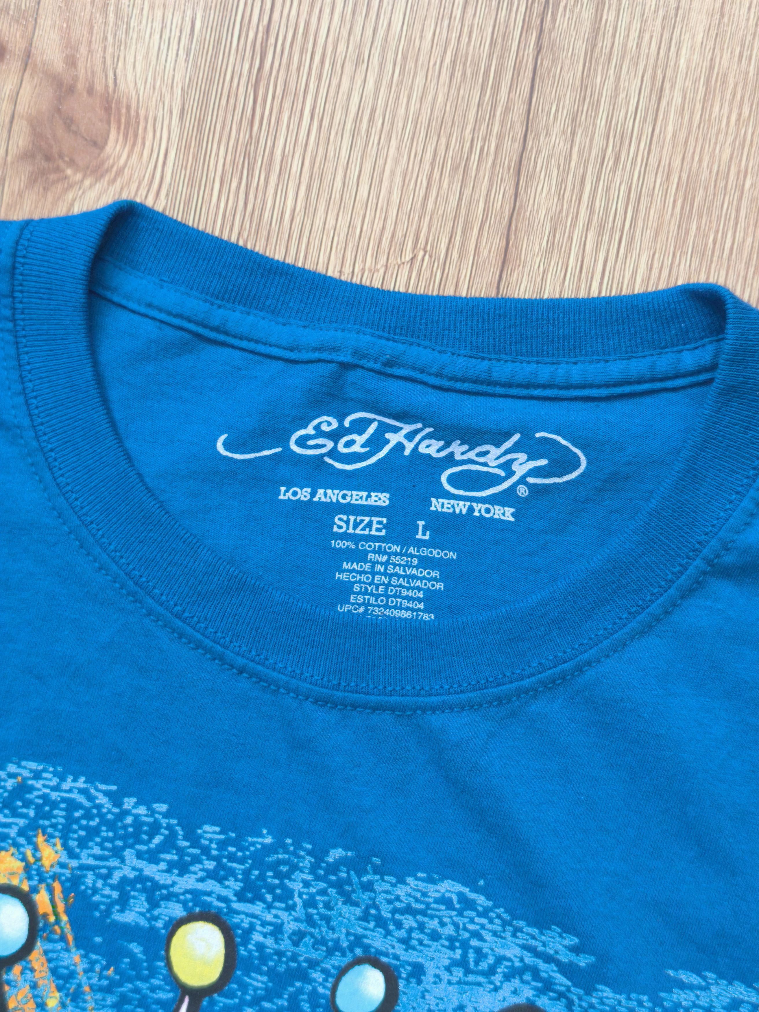 Ed Hardy 90’s ED HARDY ROYAL KING BULLDOG RARE RETRO TEE Y2K Size US L / EU 52-54 / 3 - 4 Thumbnail
