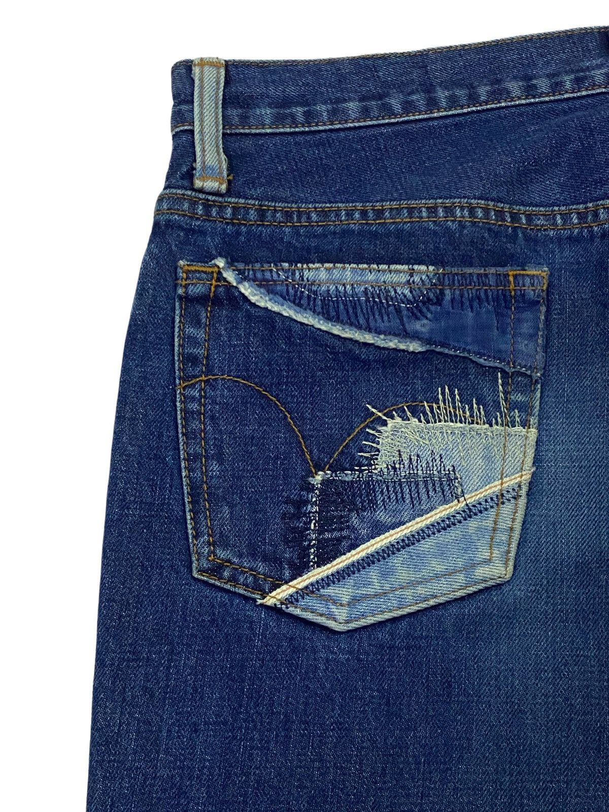Hysteric Glamour × Japanese Brand Hysteric Glamour Patchwork Denim Pants Size US 30 / EU 46 - 16 Thumbnail