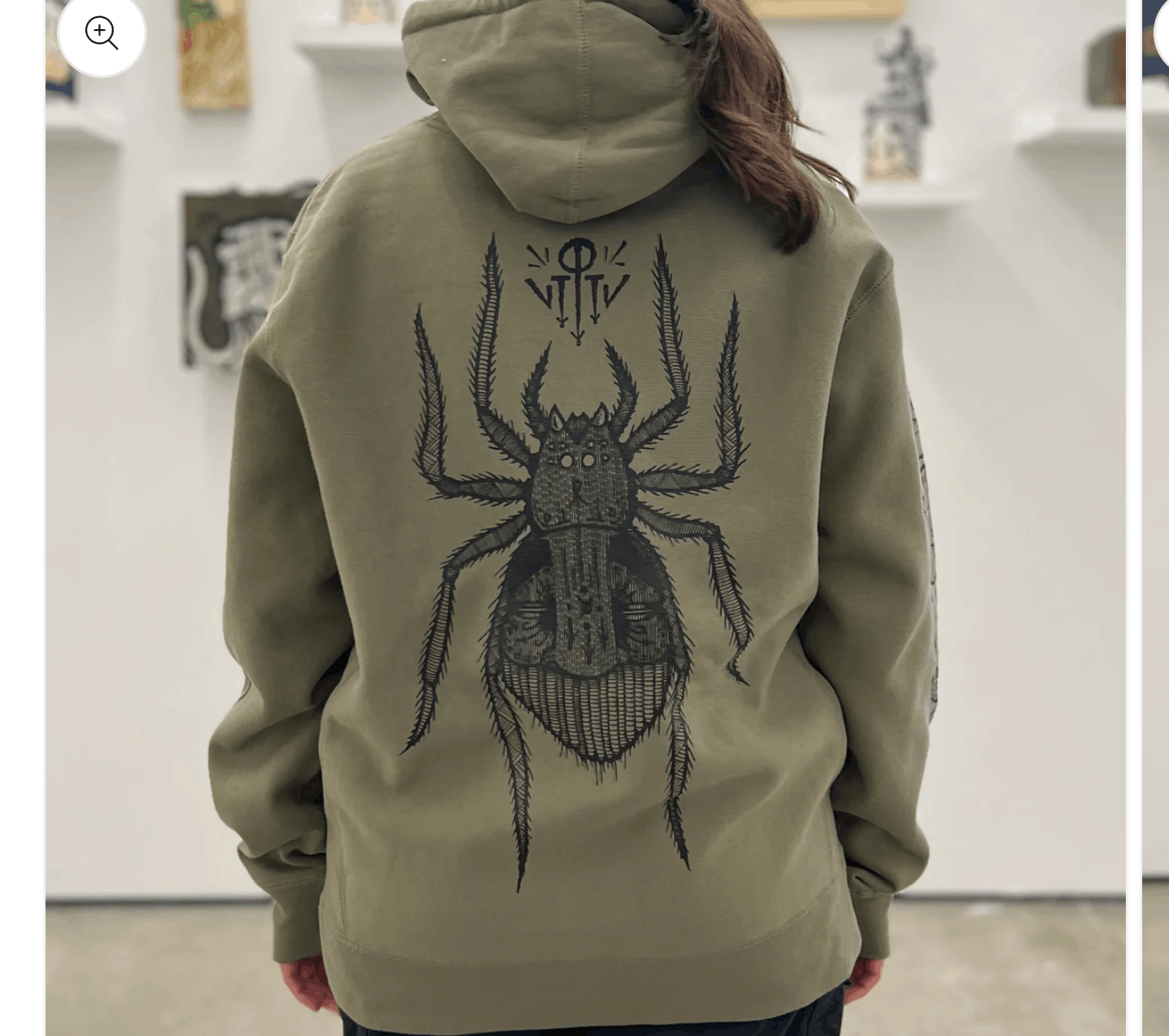 Other GATS - "Arachnophile" Hooded Sweatshirt in Sage Size US M / EU 48-50 / 2 - 2 Thumbnail
