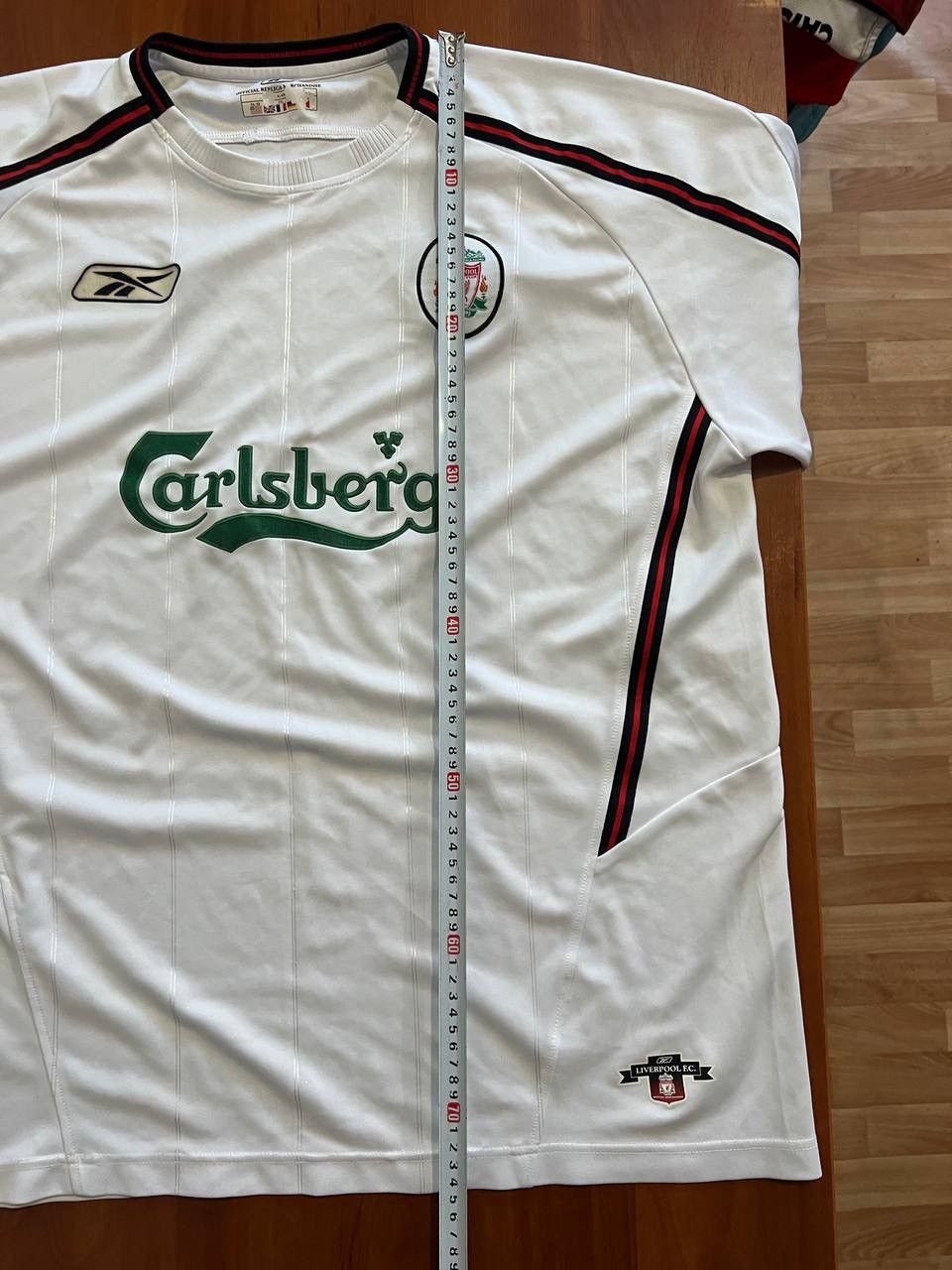 Reebok 2003/04 LIVERPOOL FC AWAY SOCCER JERSEY FOOTBALL SHIRT XXL Size US XXL / EU 58 / 5 - 16 Thumbnail