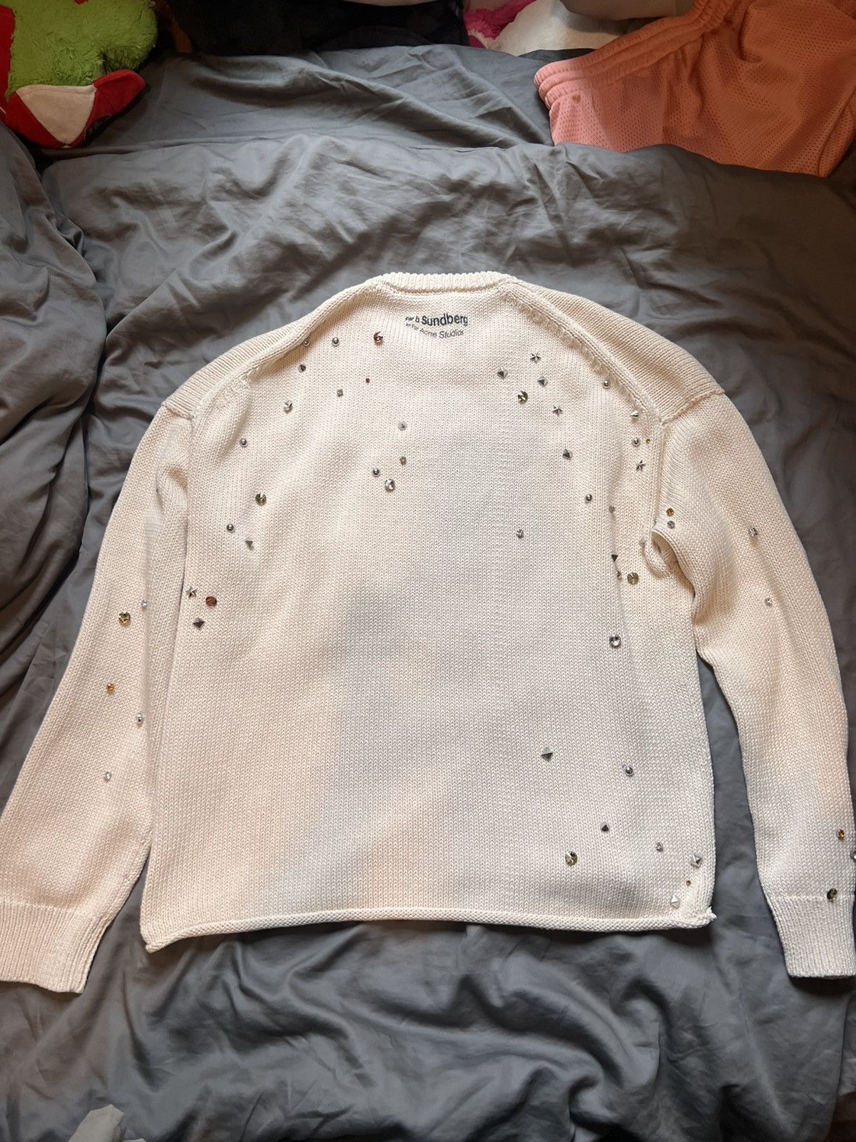 Acne Studios Acne Studios x Per Sundberg Cotton blend Knit sweater Size US L / EU 52-54 / 3 - 2 Thumbnail
