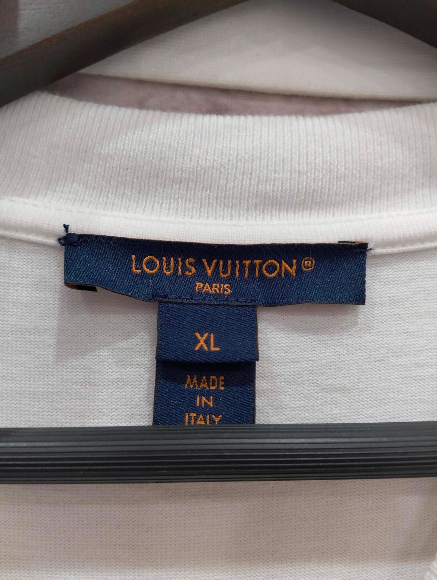 Louis Vuitton LV Ribbon White Short-Sleeve Tee XL Size XL / US 12-14 / IT 48-50 - 4 Thumbnail