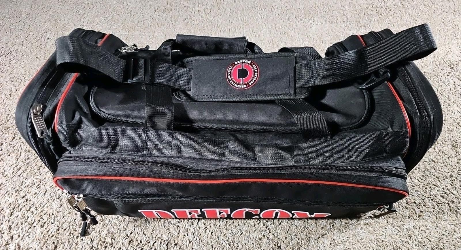 The Unbranded Brand Defcom Brazilian JiuJitsu Fit To Fight Duffle Gym Travel Bag Size ONE SIZE - 1 Thumbnail