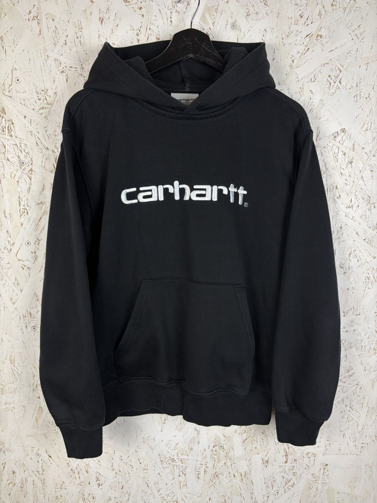 Carhartt WIP Hooded Sweat Embroidered Centre Logo Hoodie S