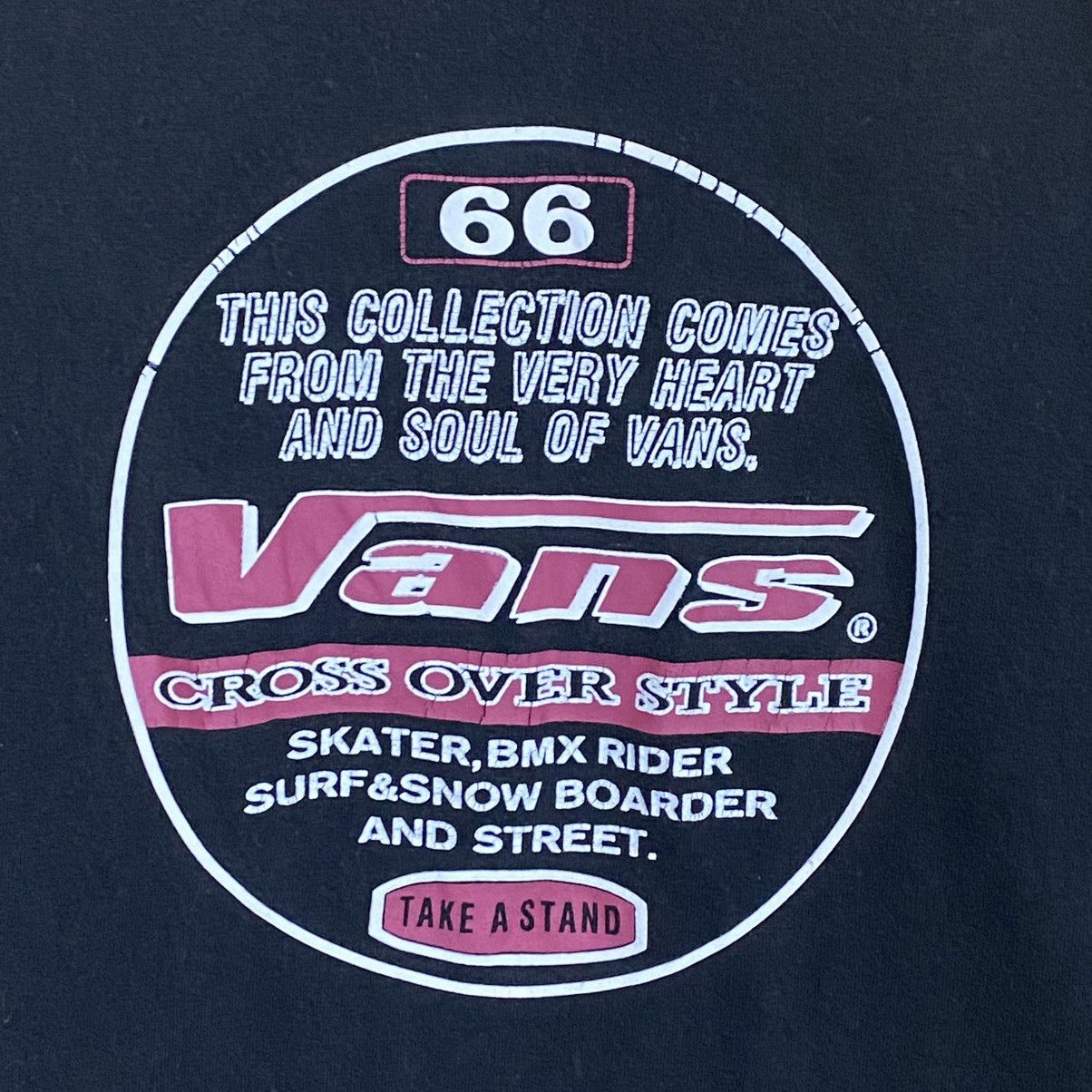 Vans × Vintage × Welcome Skateboards Vintage Vans Big Logo Shortsleeve Tee Size US M / EU 48-50 / 2 - 5 Thumbnail