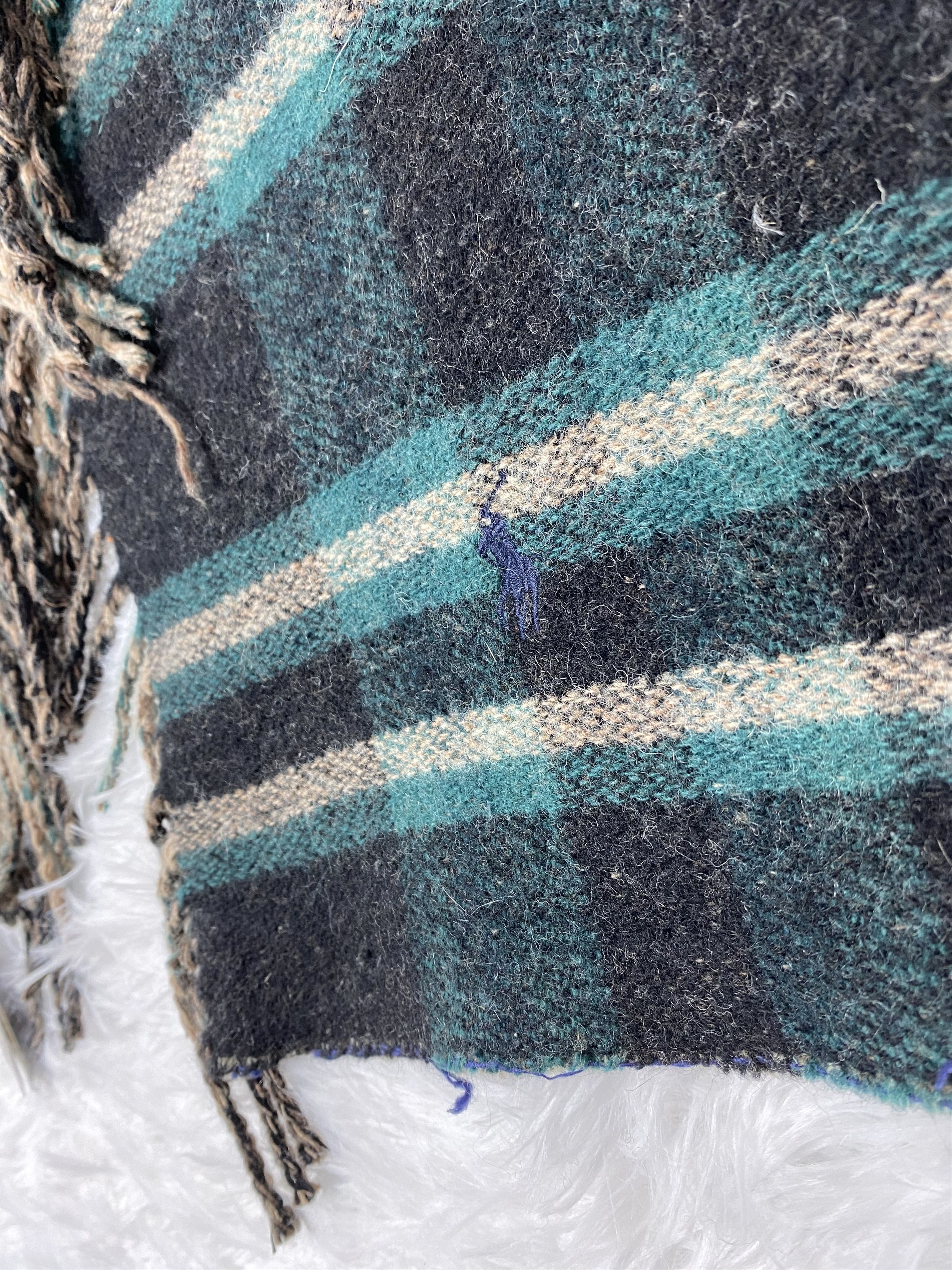 Polo Ralph Lauren Vintage Polo Ralph Lauren Scarf / Muffler Neckwear PM0030 Size ONE SIZE - 4 Thumbnail