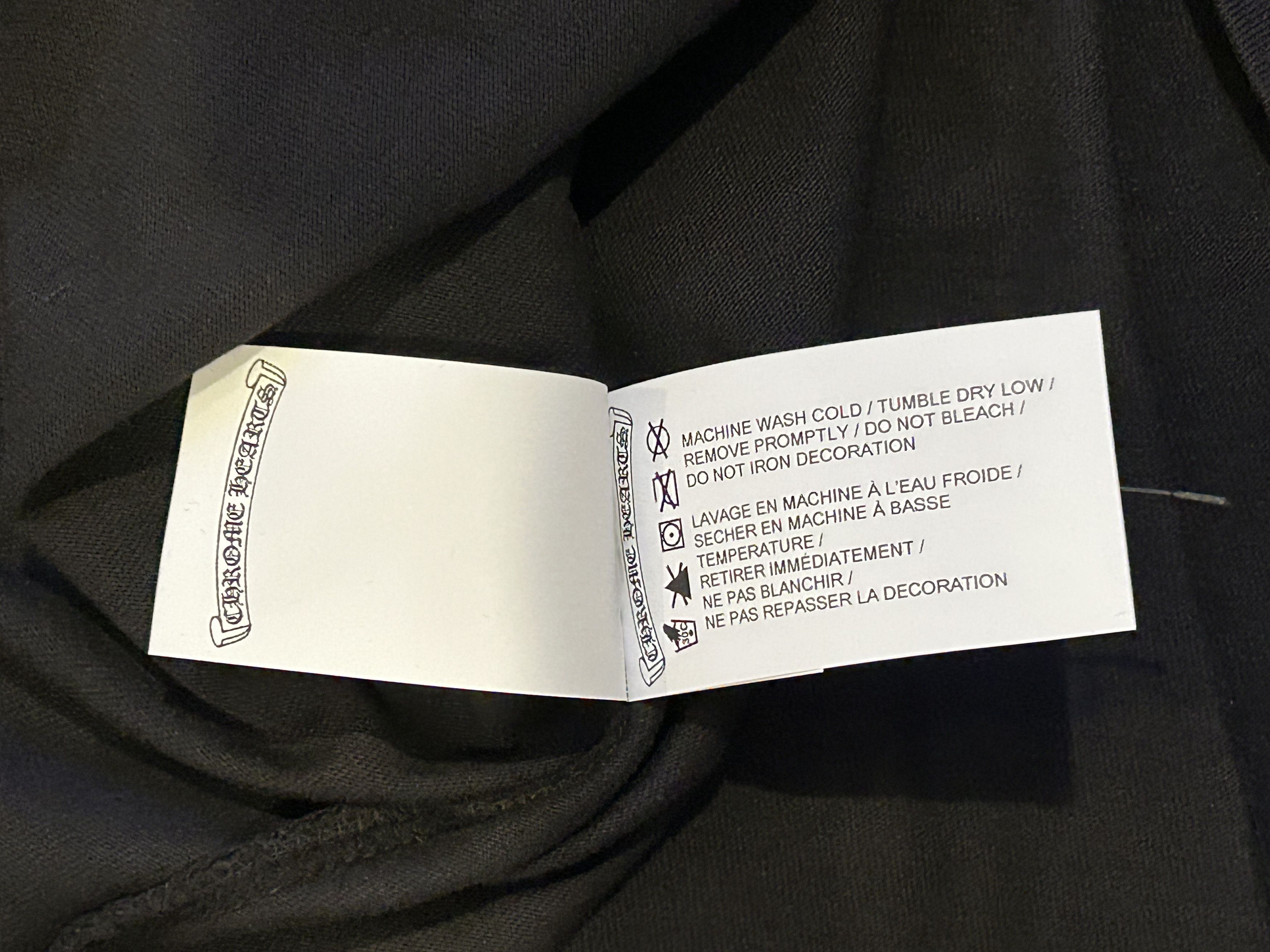 Chrome Hearts Chrome Hearts Flocked CH Hollywood Triple Cross LS Tee Size M / US 6-8 / IT 42-44 - 6 Thumbnail