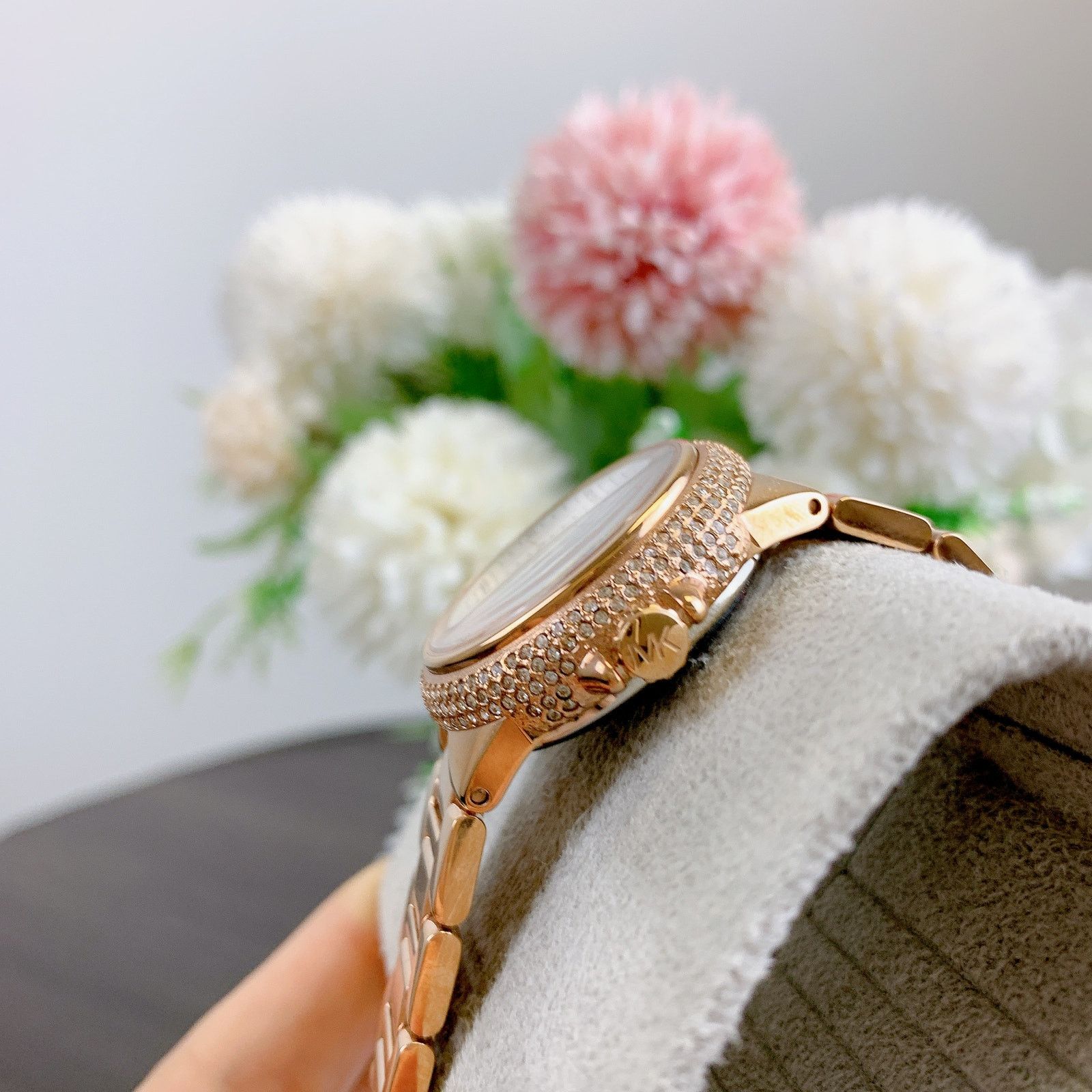 Michael Kors Michael Kors MK9051 Sage Three-Hand Rose Gold-Tone Size ONE SIZE - 6 Thumbnail