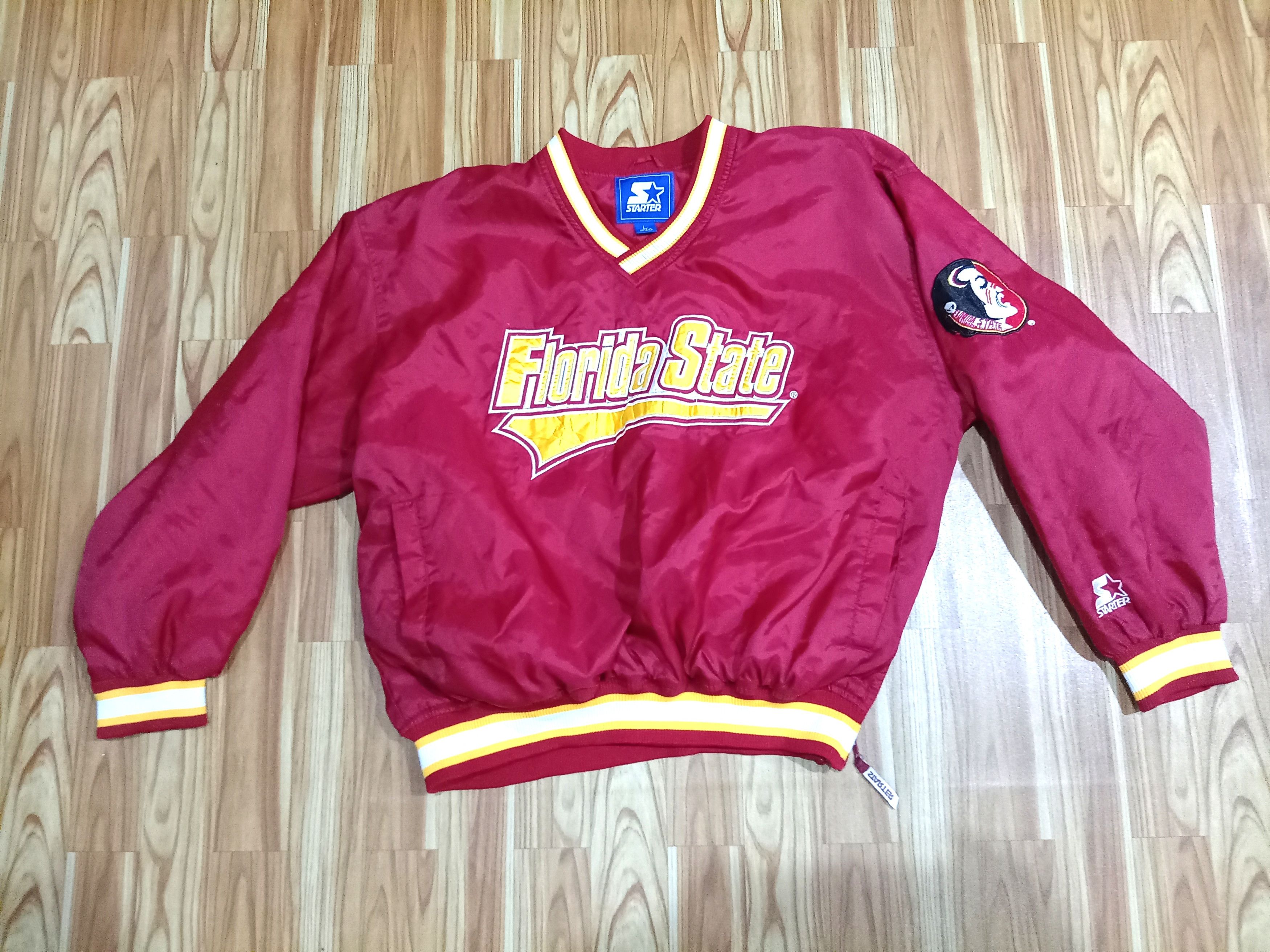 Starter × Vintage Vintage starter Nylon Pullover Florida State Seminoles Size US L / EU 52-54 / 3 - 1 Thumbnail