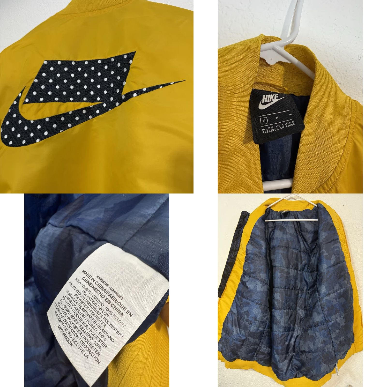 Nike Nike Sportswear NSW Jacket Women's M Yellow - Long Trench Style Activewear Coat Size M / US 6-8 / IT 42-44 - 8 Thumbnail