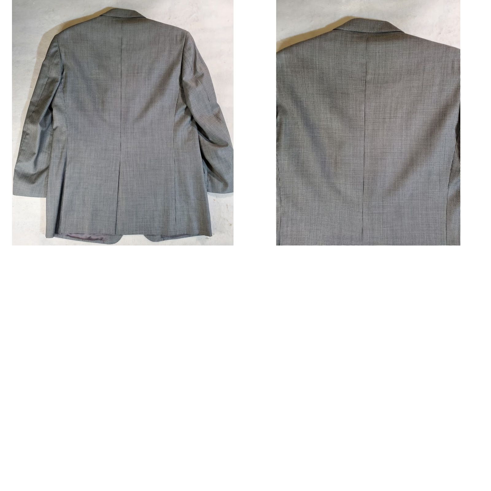 Brooks Brothers VINTAGE Brooks Brothers 2-Button Gray Check Mens 45L Suit Coat 100% Wool Blazer Mens Size 45 Gray Check Wool 2-Button Notch Lapel Casual Classic Mens Size 48R - 8 Thumbnail