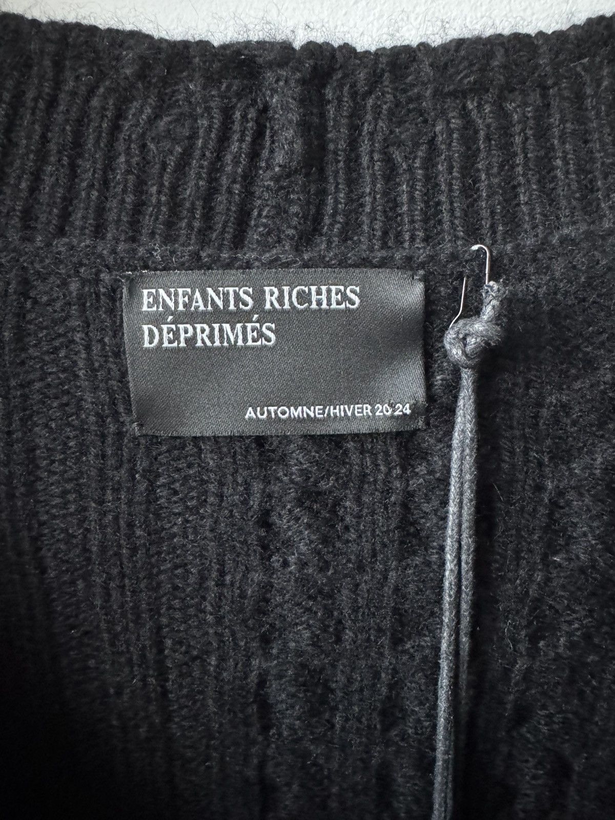 Enfants Riches Deprimes ENFANTS RICHES DEPRIMES ASYMMETRICAL CABLE KNIT CARDIGAN Size US XL / EU 56 / 4 - 6 Thumbnail