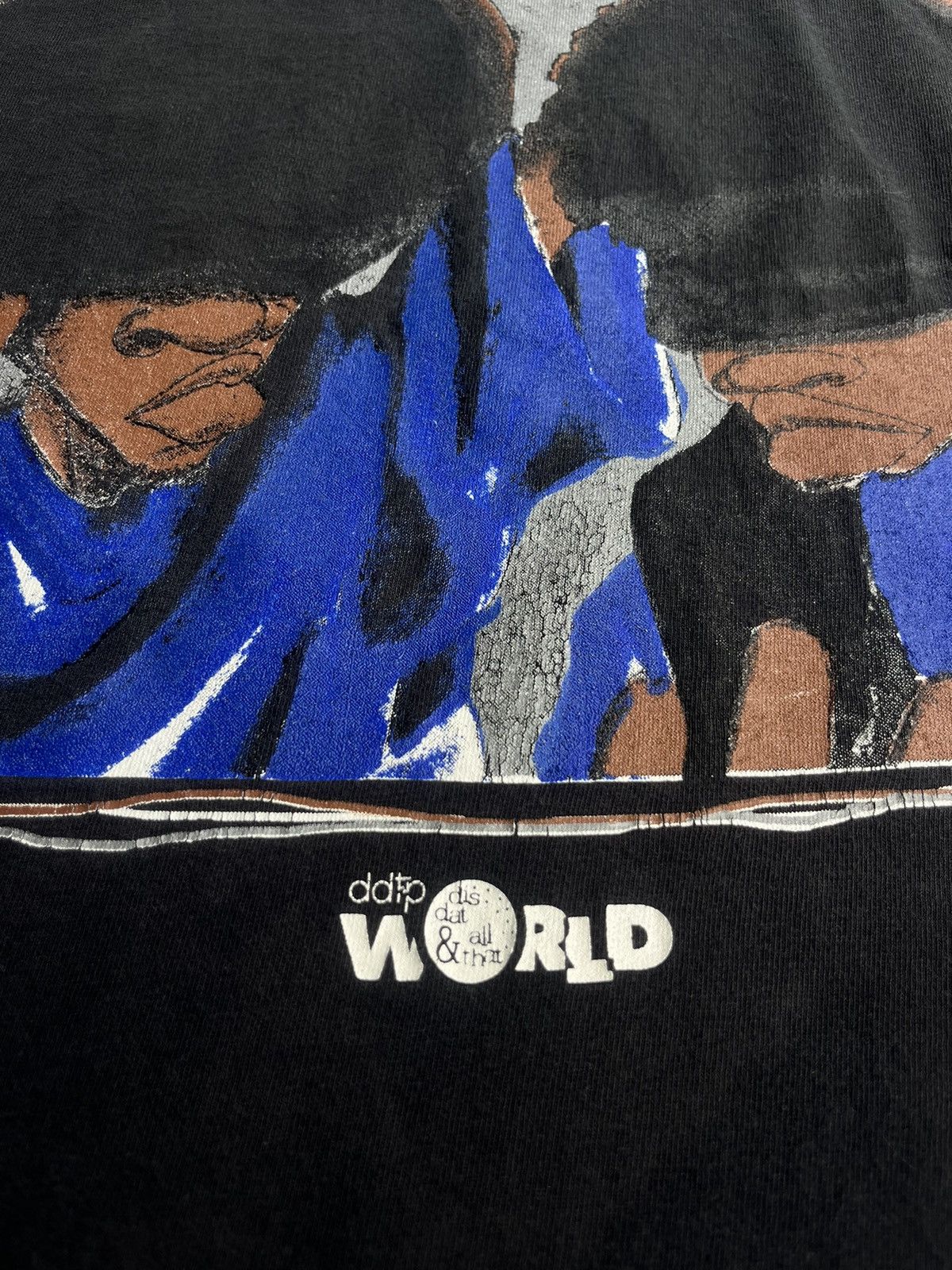 Rap Tees Vintage DJ RAP ddtp WORLD Collection 90’s Long Sleeve Shirt Size US XXL / EU 58 / 5 - 7 Thumbnail