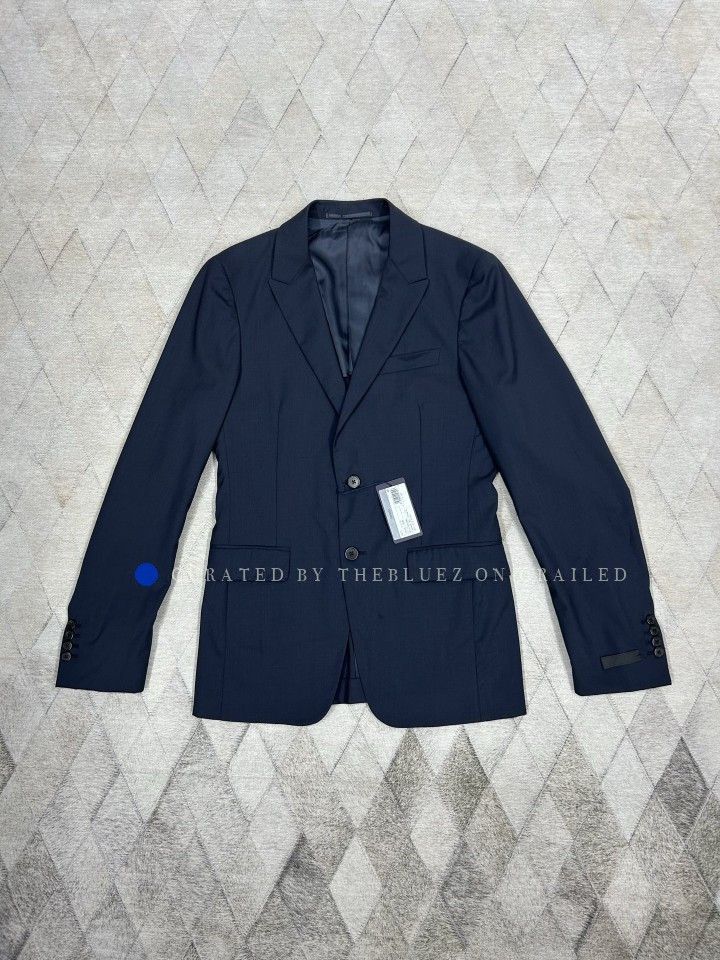 Prada Blue Formal Blazer Size US M / EU 48-50 / 2 - 1 Preview
