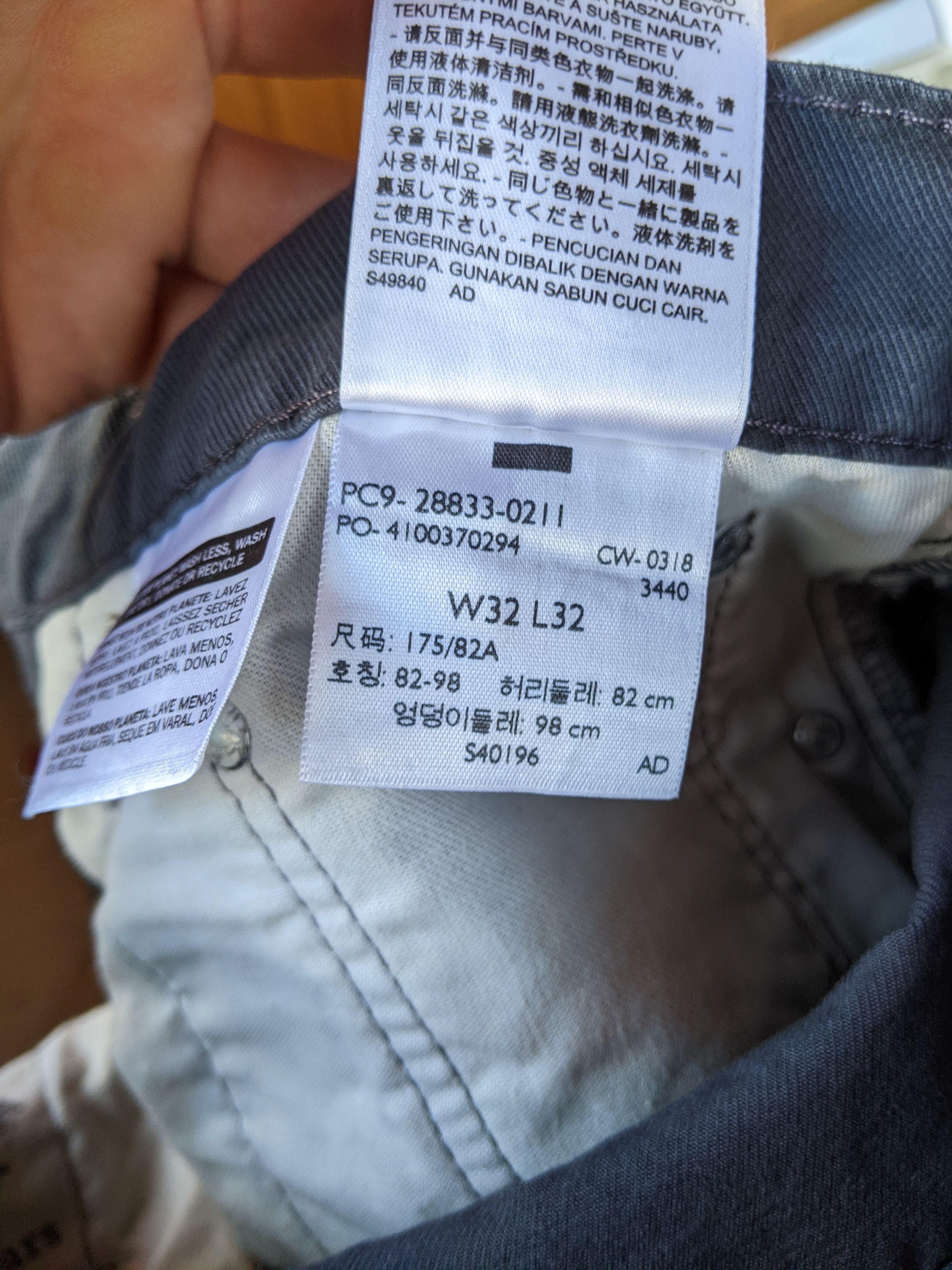Levi's NEW* Levis 512 Slim Taper Jeans Denim with Tags W32 L32 Size US 34 / EU 50 - 19 Thumbnail