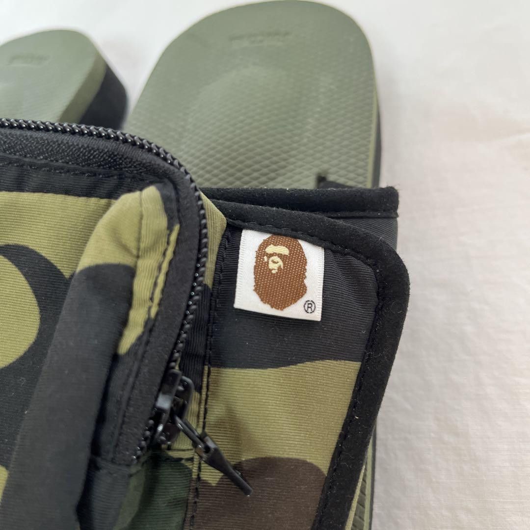 Bape × Suicoke OG-276APE Pock-Ape Camo Slides Size US 10 / EU 43 - 7 Thumbnail