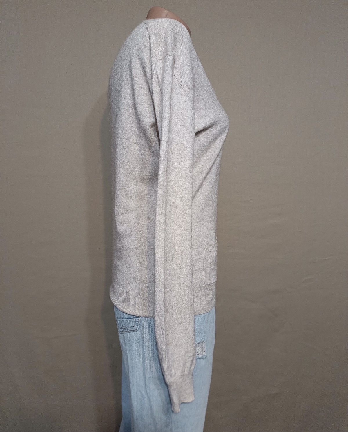 Sandro SANDRO Paris Beige Wool Women’s Sweater Size 2 M Size M / US 6-8 / IT 42-44 - 7 Thumbnail