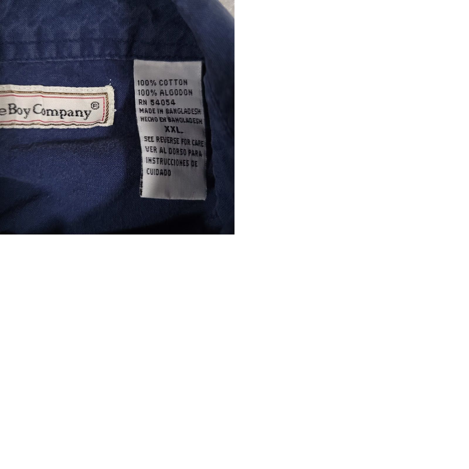 Bugle Boy VINTAGE Bugle Boy Company Navy Blue Button-Down Shirt Mens 2XL Crest Logo Shirt Size US XXL / EU 58 / 5 - 10 Thumbnail
