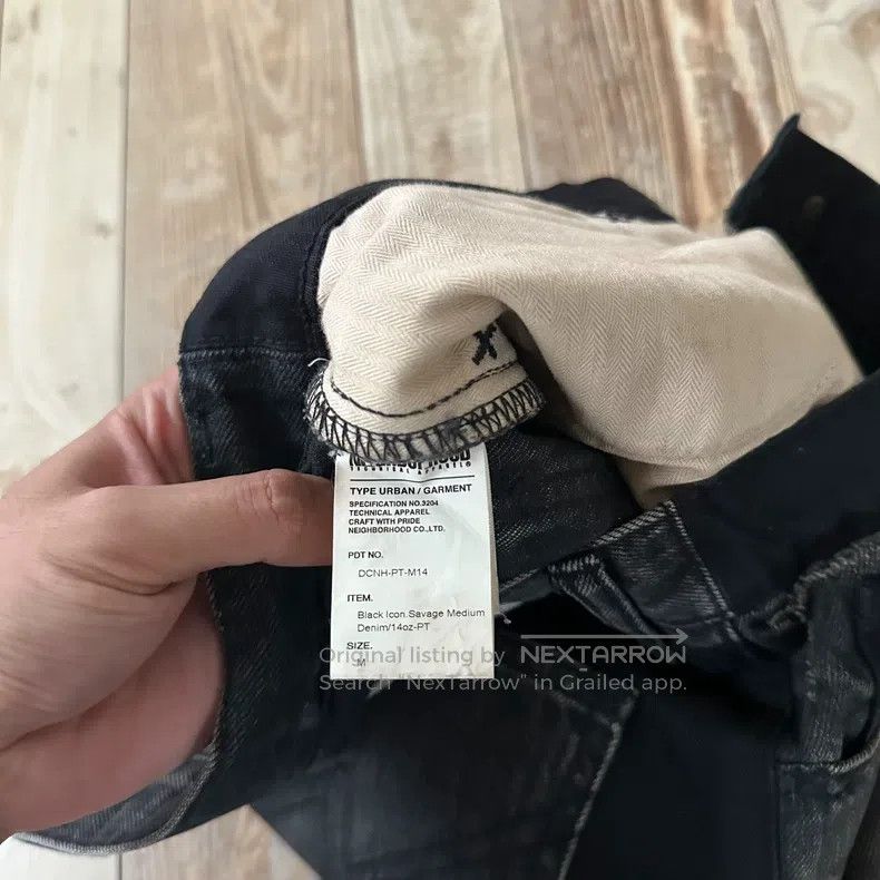 Neighborhood Neighborhood size M Heavyweight Washed Denim Jeans Size US 27 - 6 Thumbnail