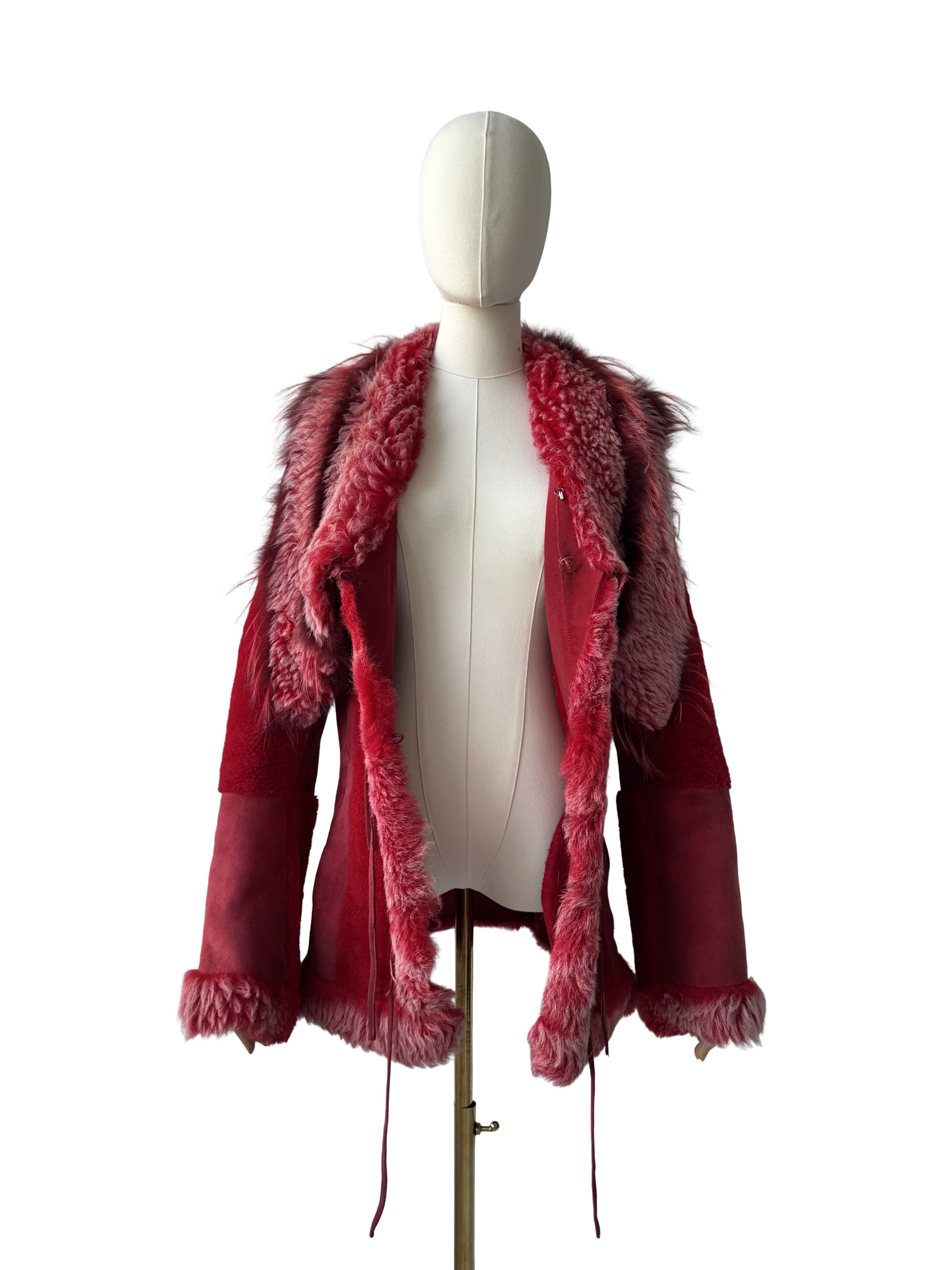 Vintage Vintage Real Lambskin Coat Size M / US 6-8 / IT 42-44 - 3 Thumbnail
