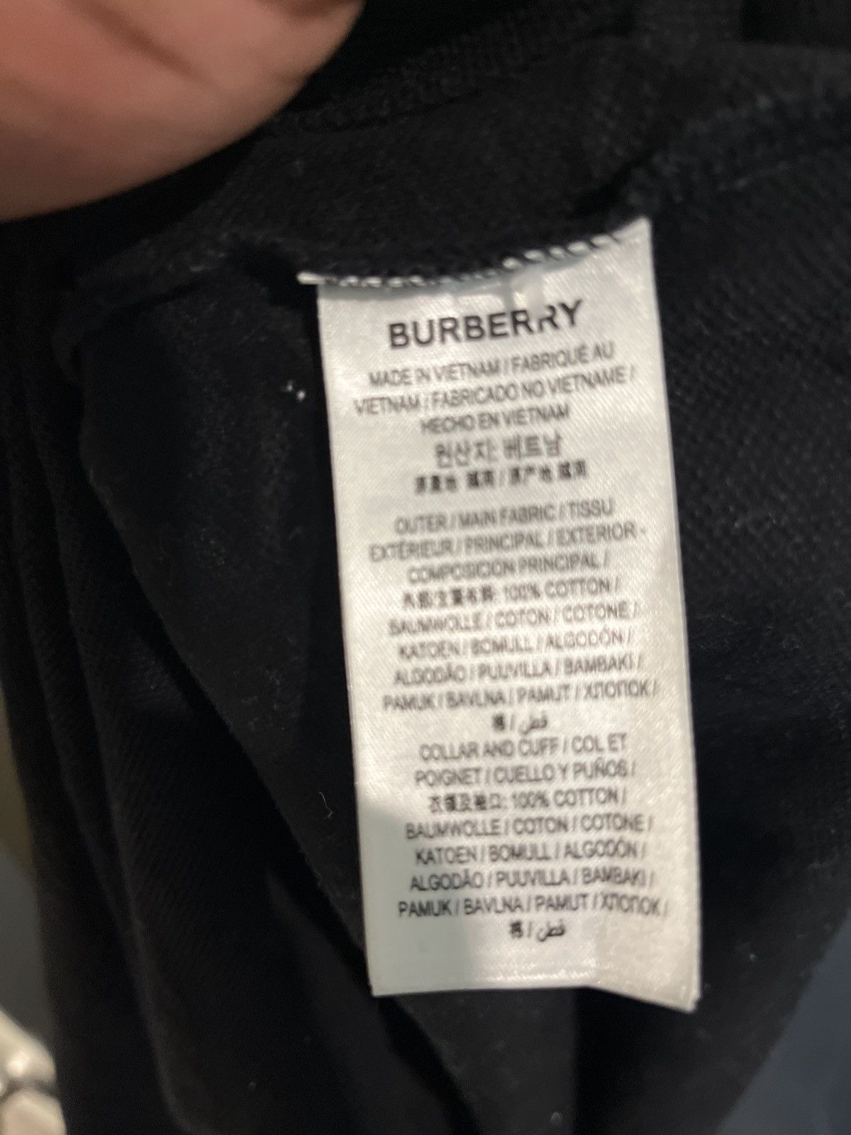Burberry Black Burberry Polo Size US XL / EU 56 / 4 - 1 Thumbnail
