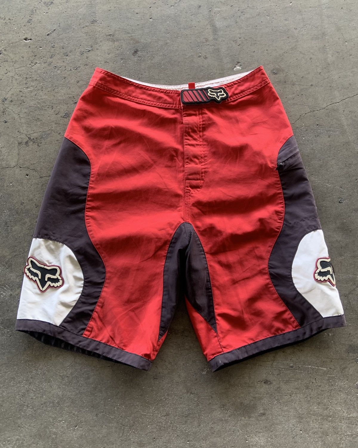 Fox Racing × Japanese Brand × Vintage Vintage Fox Racing Short Pants Size US 29 - 2 Thumbnail