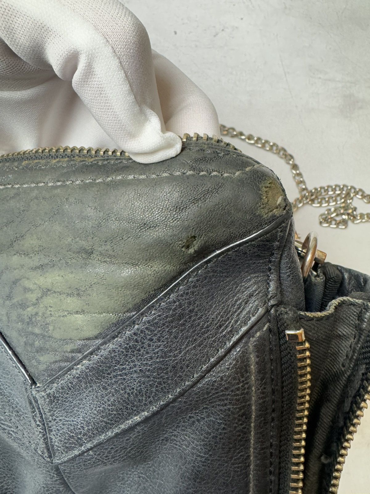 Diesel × Vintage Diesel Bag Leather Y2K Vintage Size ONE SIZE - 7 Thumbnail