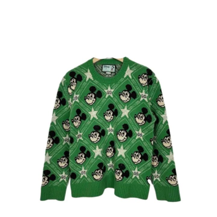Gucci Gucci x Disney Mickey Mouse Knit Sweater Size US L / EU 52-54 / 3 - 1 Thumbnail