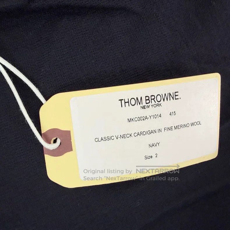 Thom Browne Thom Browne Black Wool Open-Cardigan Size US M / EU 48-50 / 2 - 4 Thumbnail