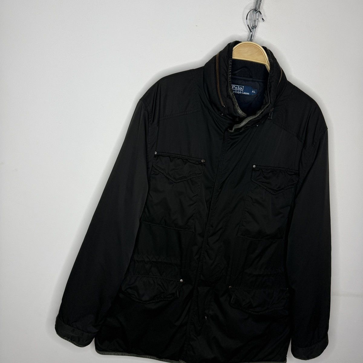 Polo Ralph Lauren Polo Ralph Lauren Hunting/Fishing Jacket Black Nylon Coat Size US XL / EU 56 / 4 - 3 Thumbnail