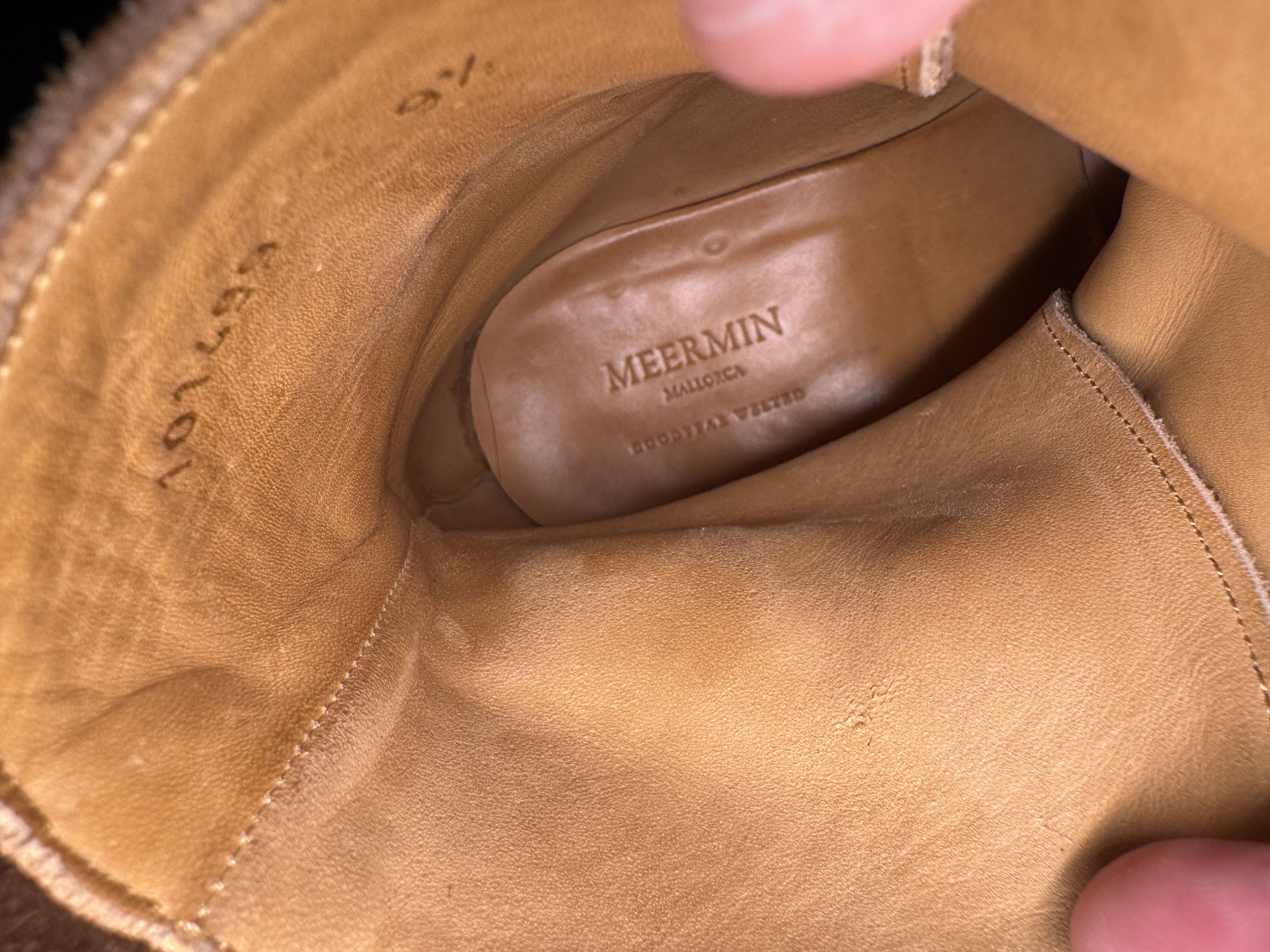Meermin Meermin Handmade Brown Italian Suede Chelsea Jodphur Boots Size US 10.5 / EU 43-44 - 8 Thumbnail