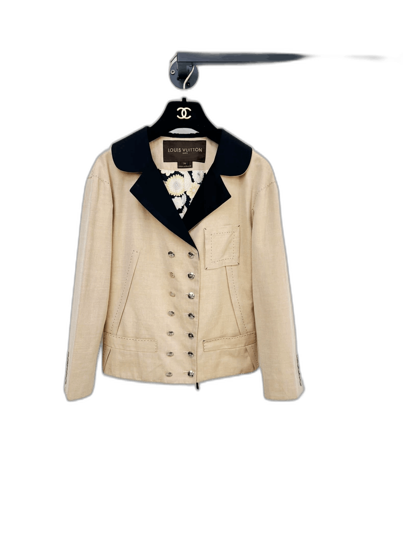 Louis Vuitton Louis Vuitton Beige Jacket Size 34 Size XS / US 0-2 / IT 36-38 - 1 Thumbnail