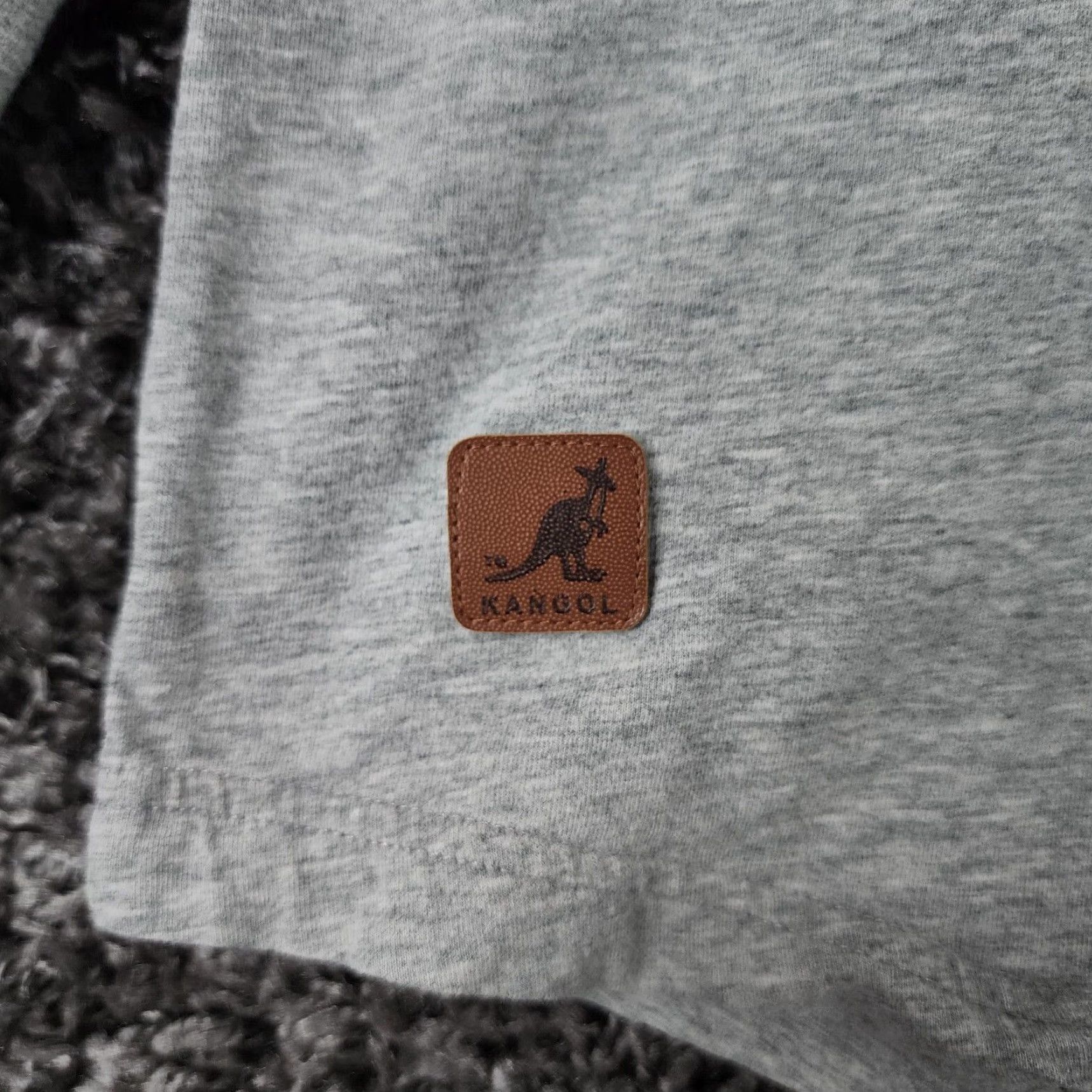 Kangol KANGOL T-Shirt Women Long Sleeve V-Neck Gray Size L Size L / US 10 / IT 46 - 2 Thumbnail