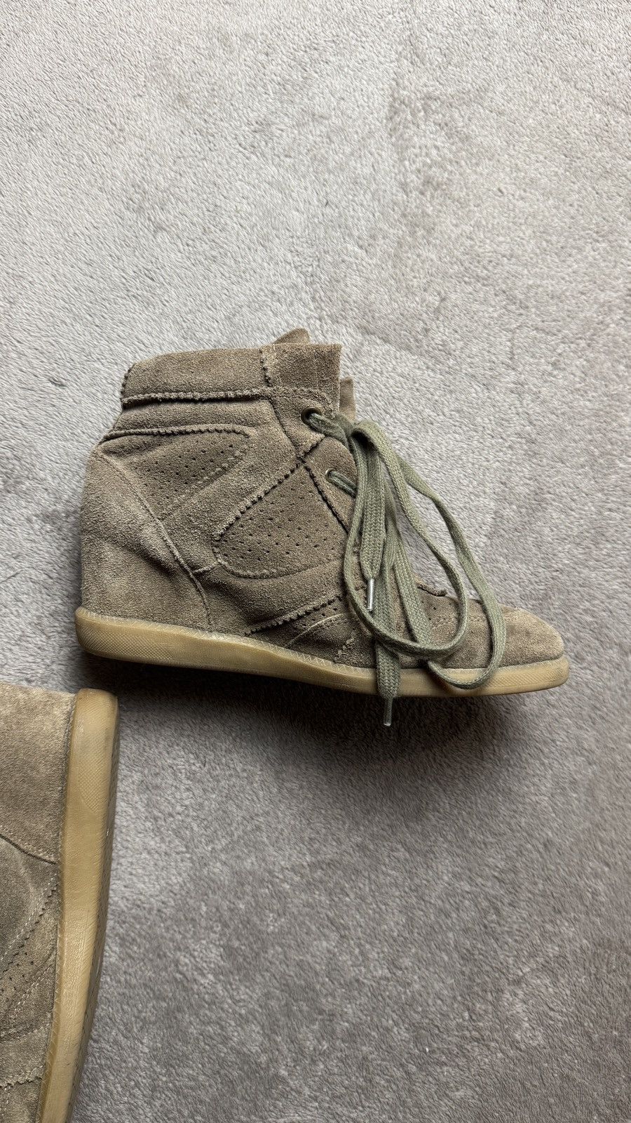 Isabel Marant Y2K Hi Top Wedge Suede Sneakers Bekket isabel marant style Size US 10 / IT 40 - 6 Thumbnail