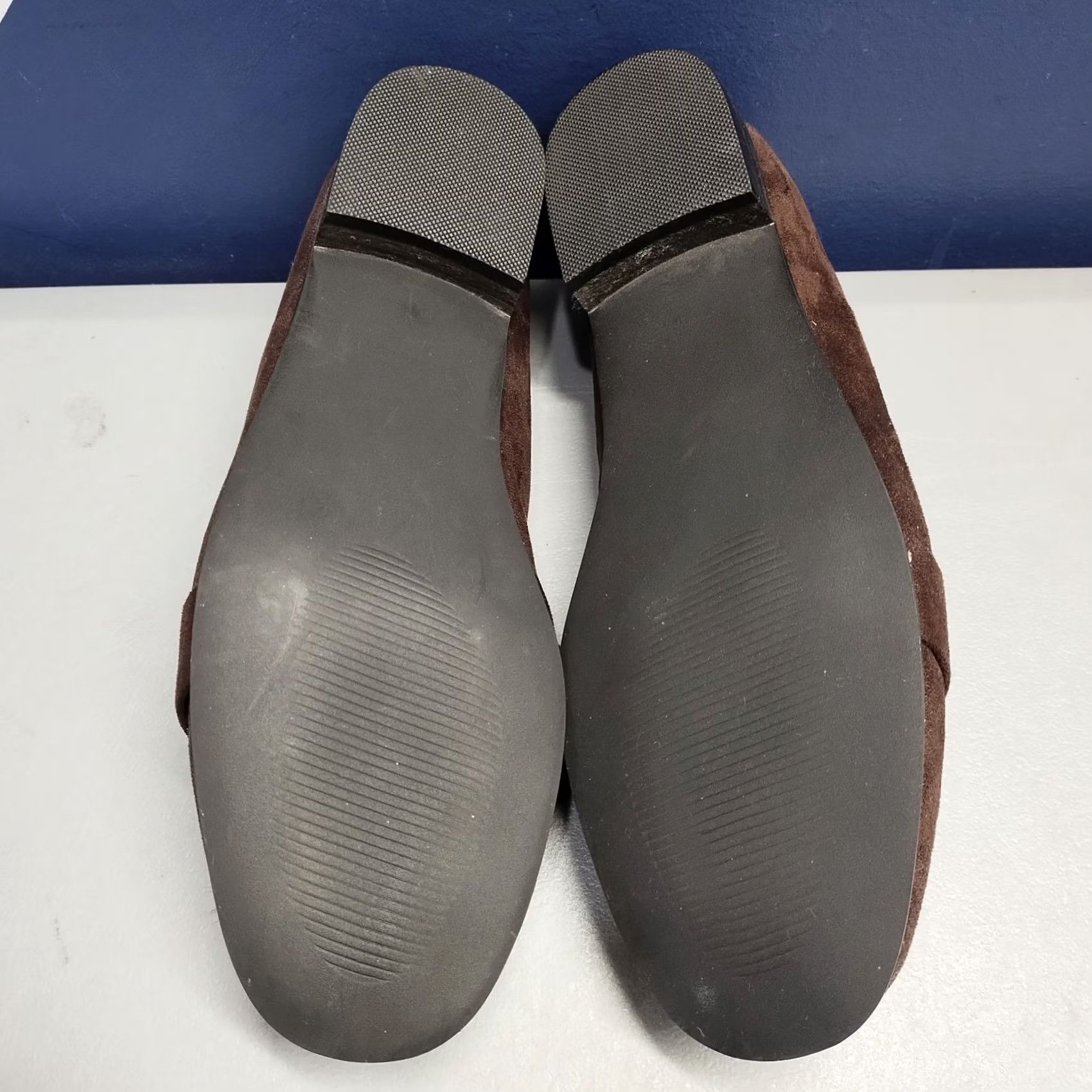 Vintage Beacon Womens Loafers Slip On Brown Upper Suede Tassel Accent Square Toe 11W - Pre-owned, Size 11, Beige? Size US 11 / IT 41 - 7 Thumbnail