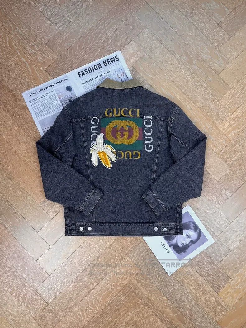Gucci Gucci Piggy banana square plush American retro old washed Size US S / EU 44-46 / 1 - 1 Thumbnail