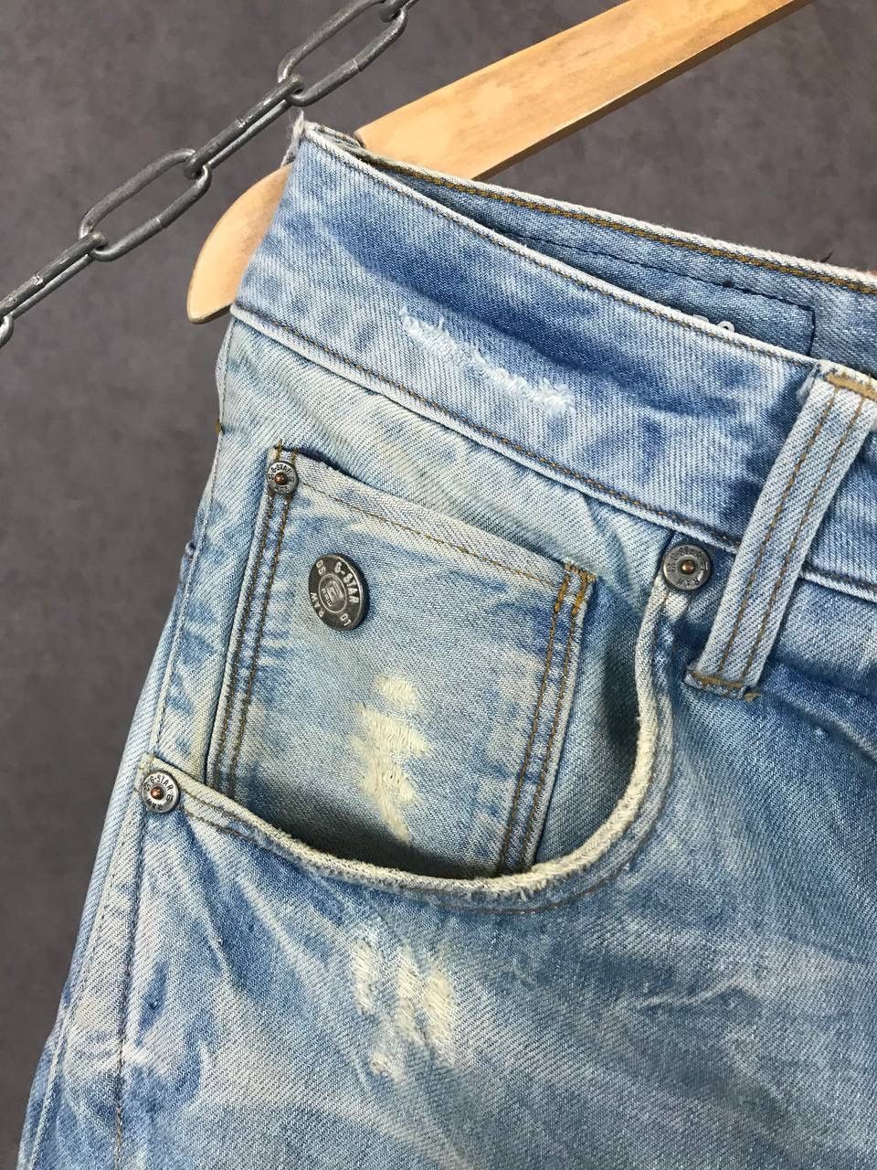 G-Star G Star Raw distressed denim jeans Size US 34 / EU 50 - 5 Thumbnail