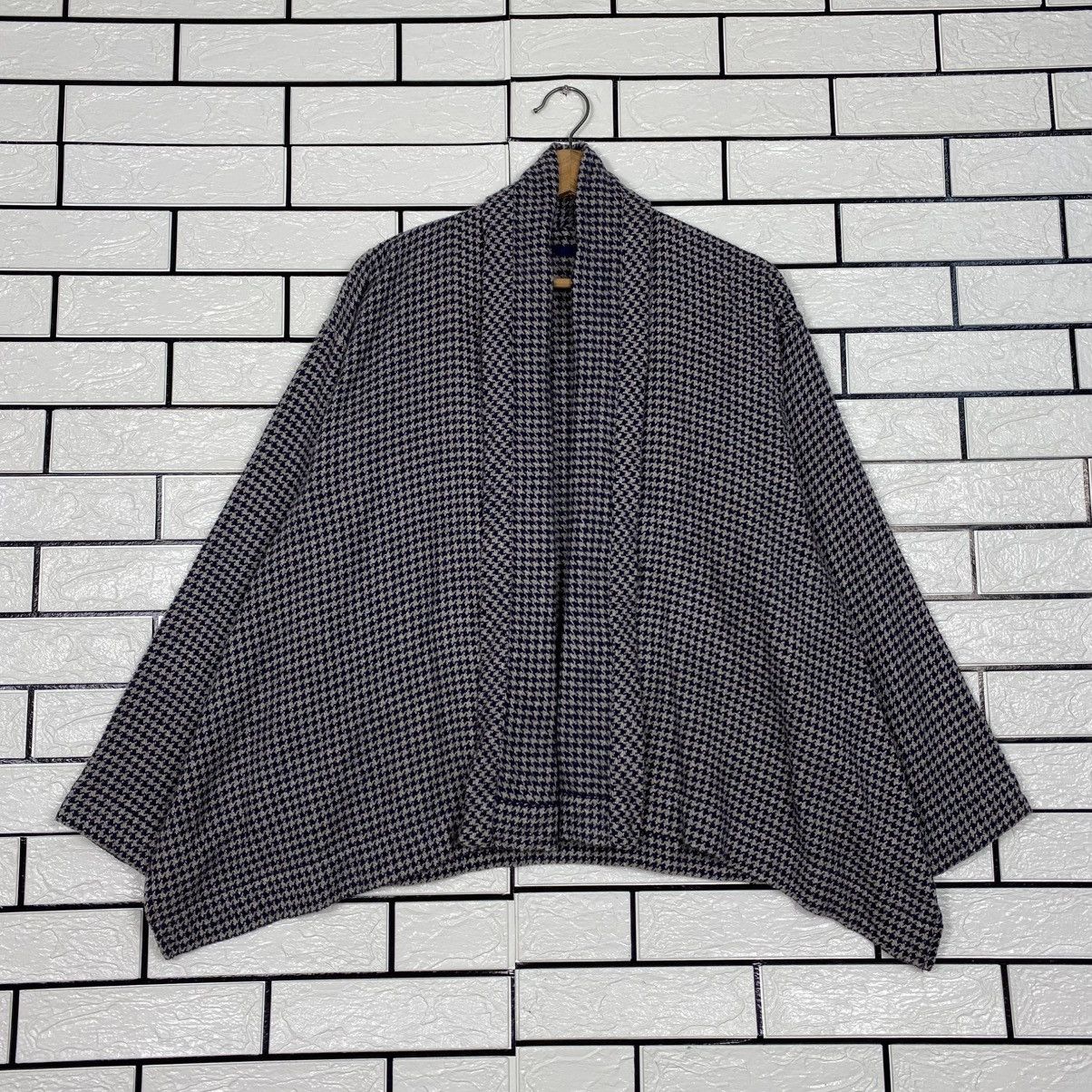 45rpm 📌Buttonless Cropped Kimono 45Rpm Tartan Design Check Size M / US 6-8 / IT 42-44 - 2 Thumbnail