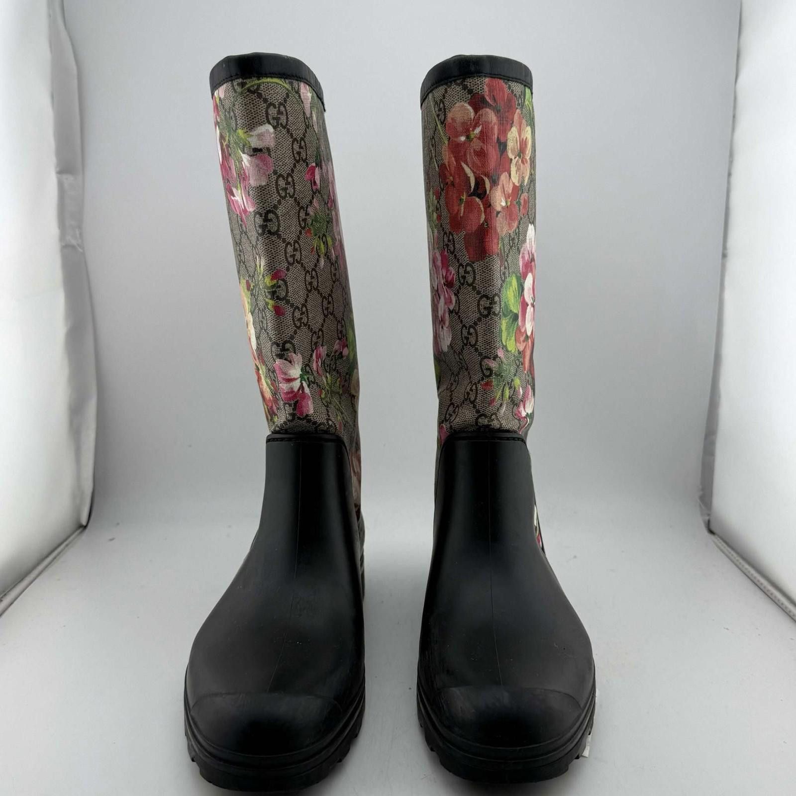 Gucci Gucci Floral Bloom Rubber Rain Boots 36EU Used No Box Size US 6 / EU 39 - 3 Thumbnail
